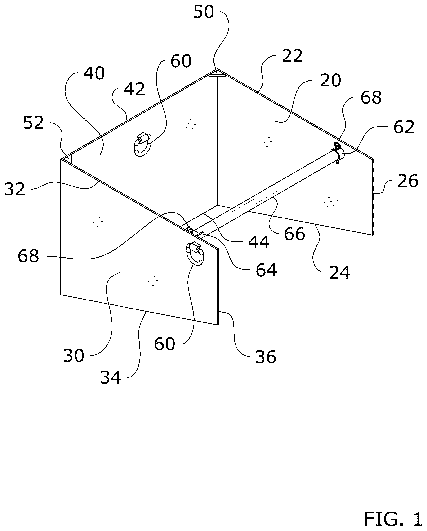 Patent US12345008 Figure 1 – Portable cofferdam system