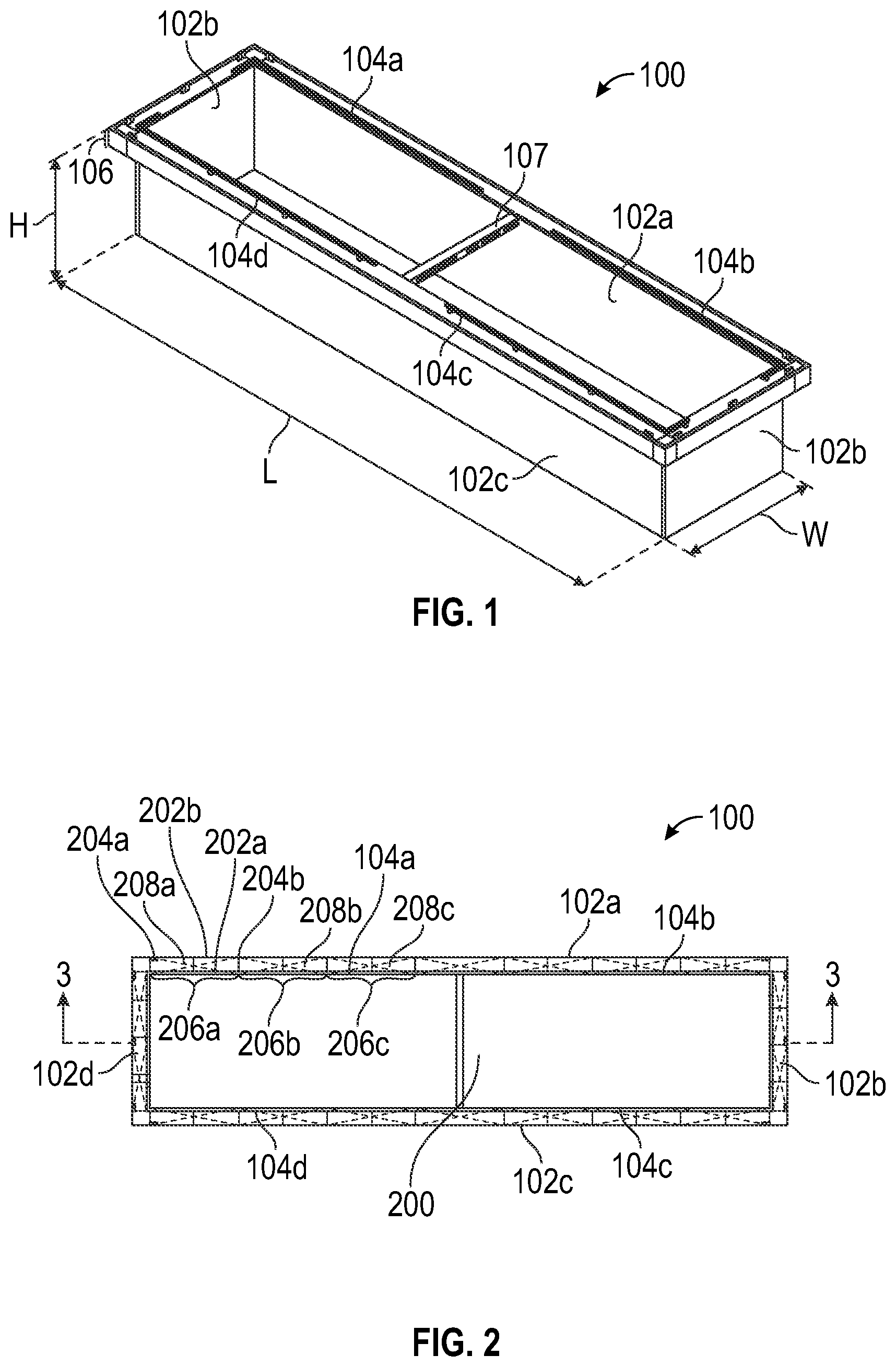 Patent US12345009 Figure 1 – Suction pile cofferdam