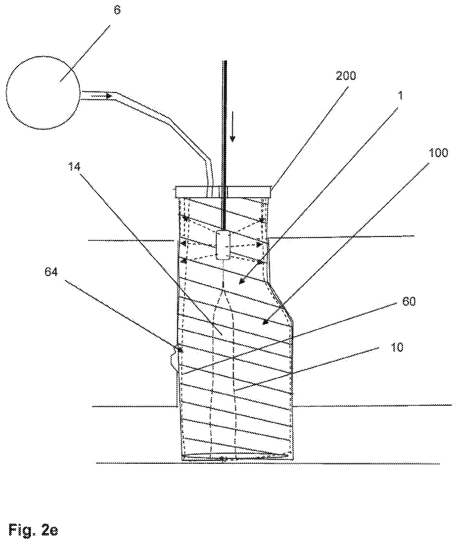 Patent US12345010 Figure 6 – Lining tube for restoring defective sewer shafts and method for producing and installing such a tube