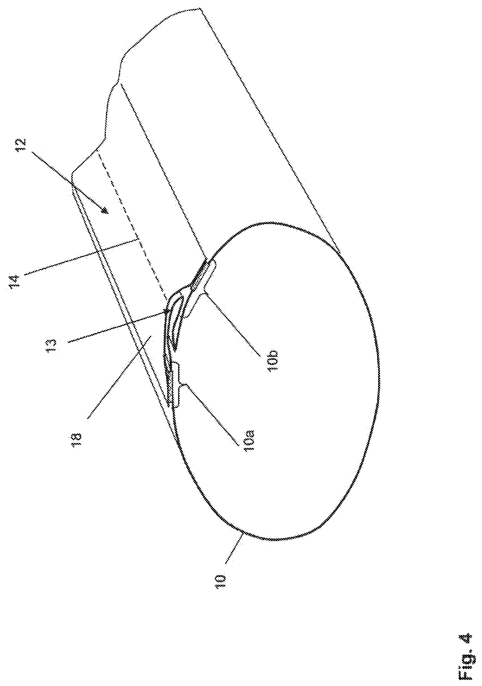 Patent US12345010 Figure 8 – Lining tube for restoring defective sewer shafts and method for producing and installing such a tube