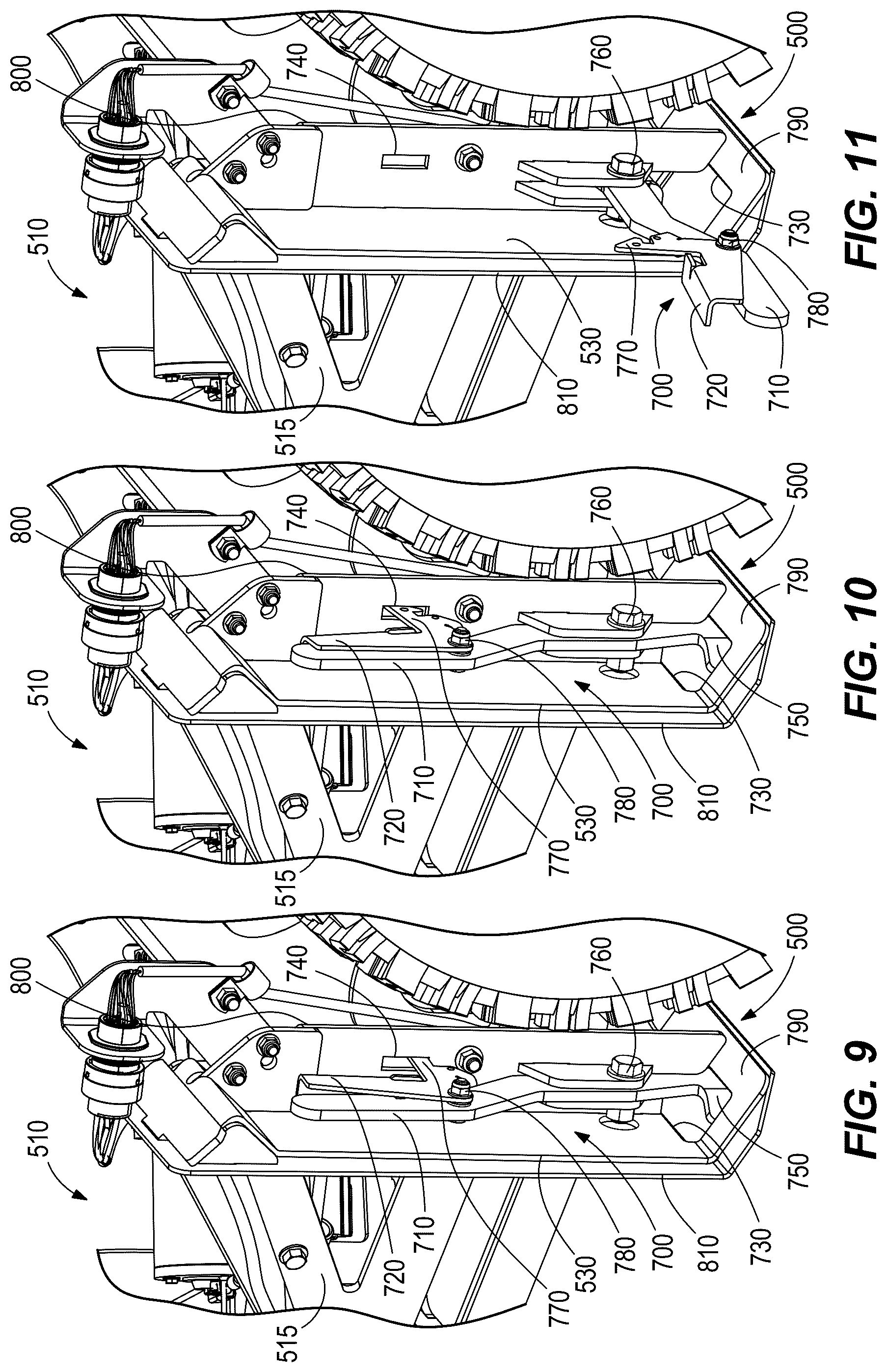 Patent US12345015 Figure 10 – Implement for skid steer vehicle