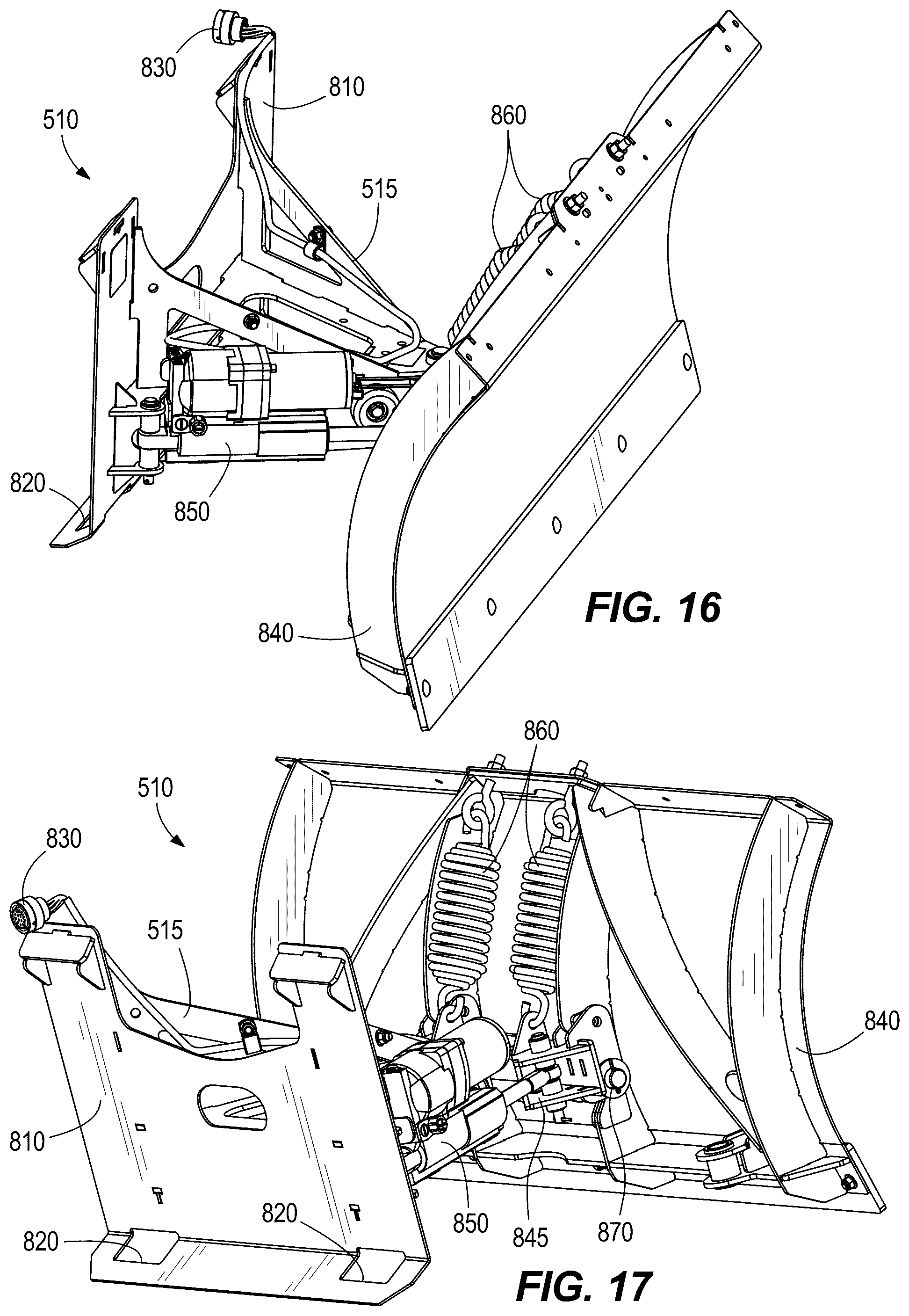 Patent US12345015 Figure 13 – Implement for skid steer vehicle
