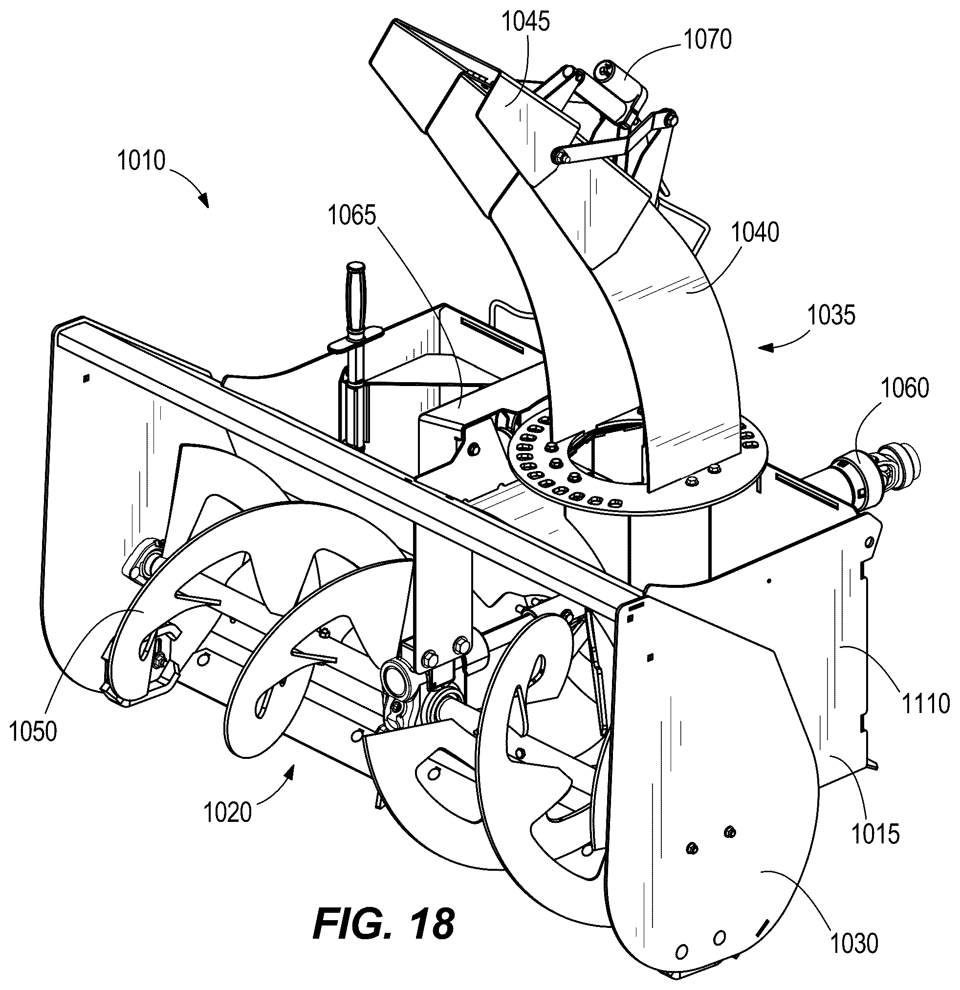 Patent US12345015 Figure 14 – Implement for skid steer vehicle