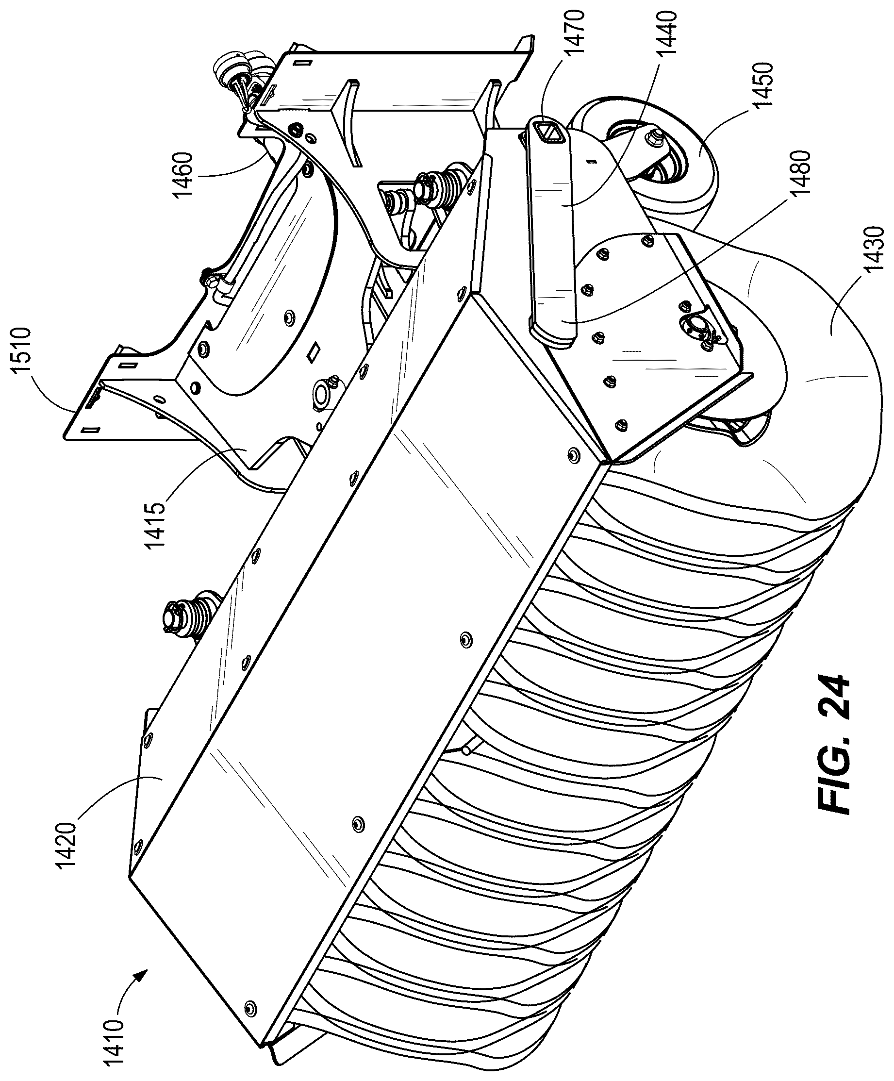 Patent US12345015 Figure 20 – Implement for skid steer vehicle