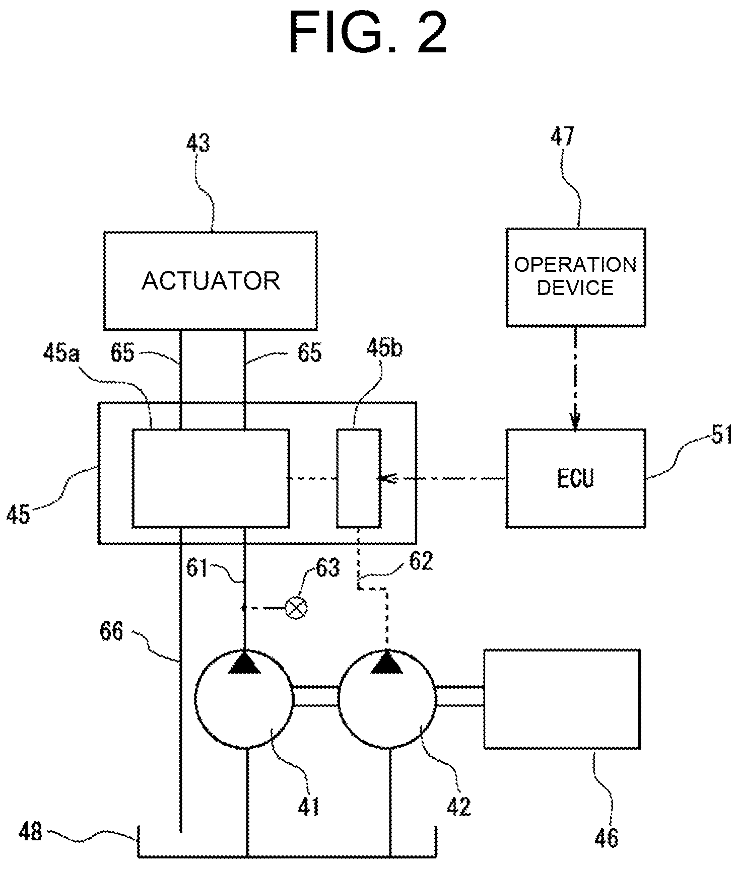 Patent US12345016 Figure 2 – Construction machine