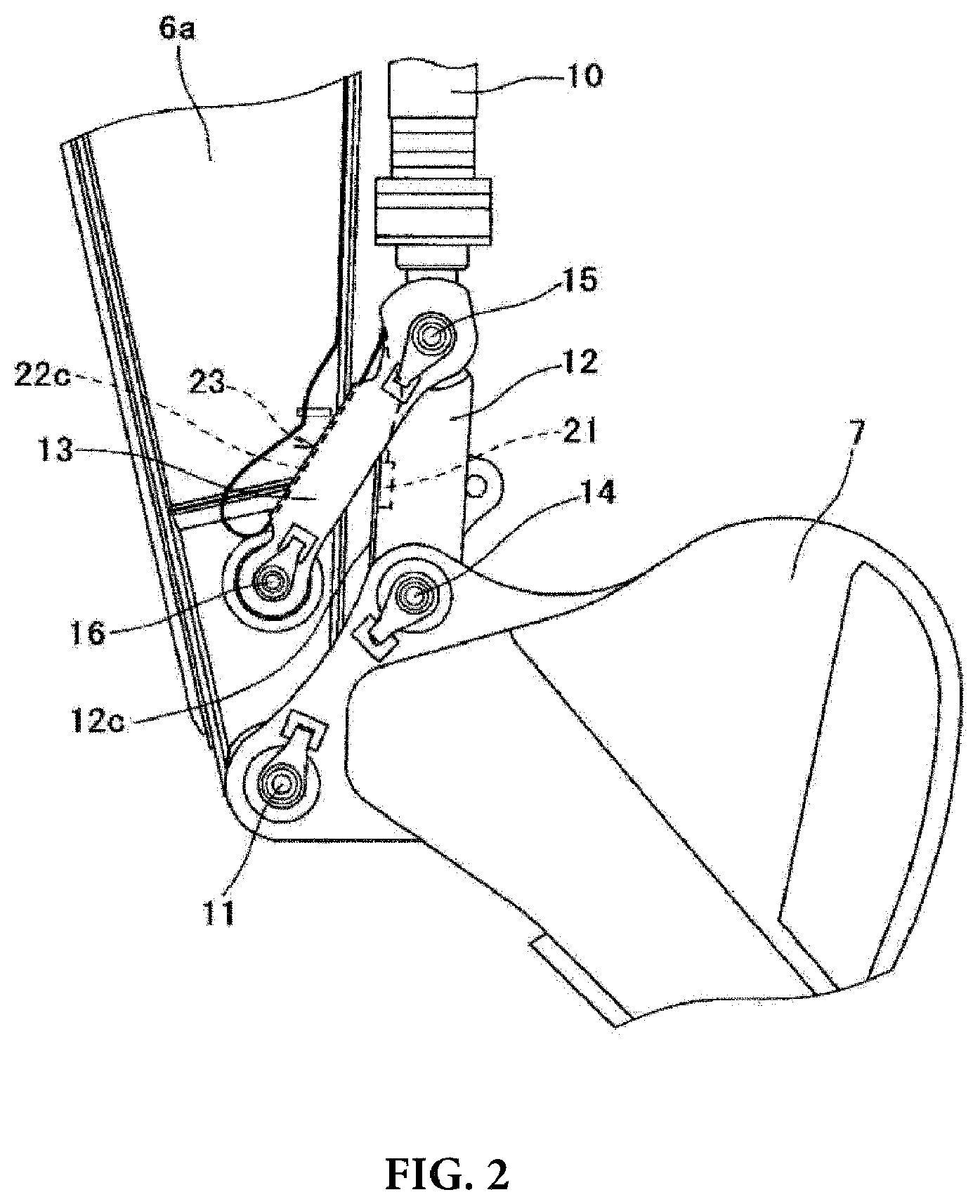 Patent US12345021 Figure 2 – Grease feeding piping arrangement structure in construction machine