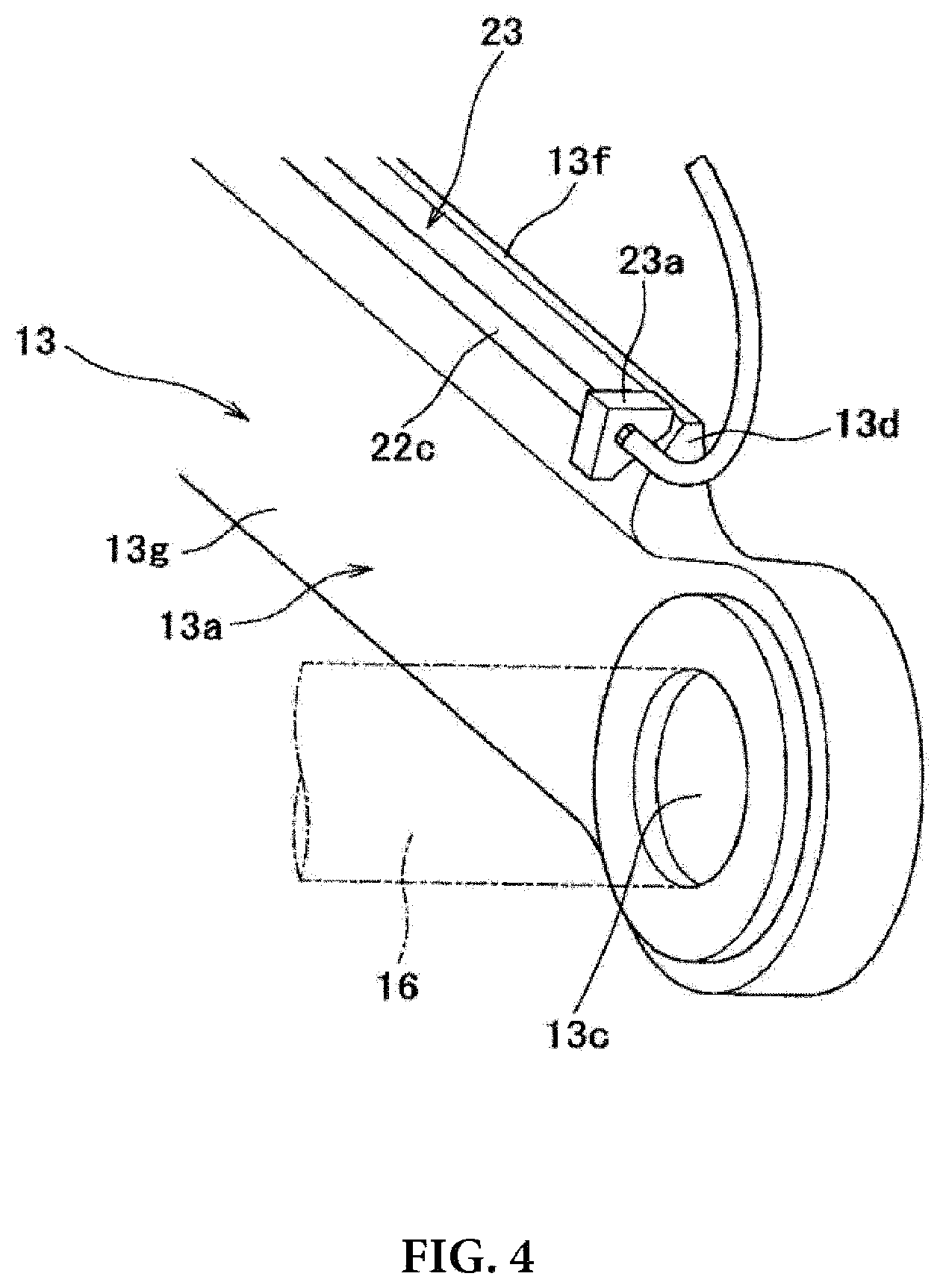 Patent US12345021 Figure 5 – Grease feeding piping arrangement structure in construction machine
