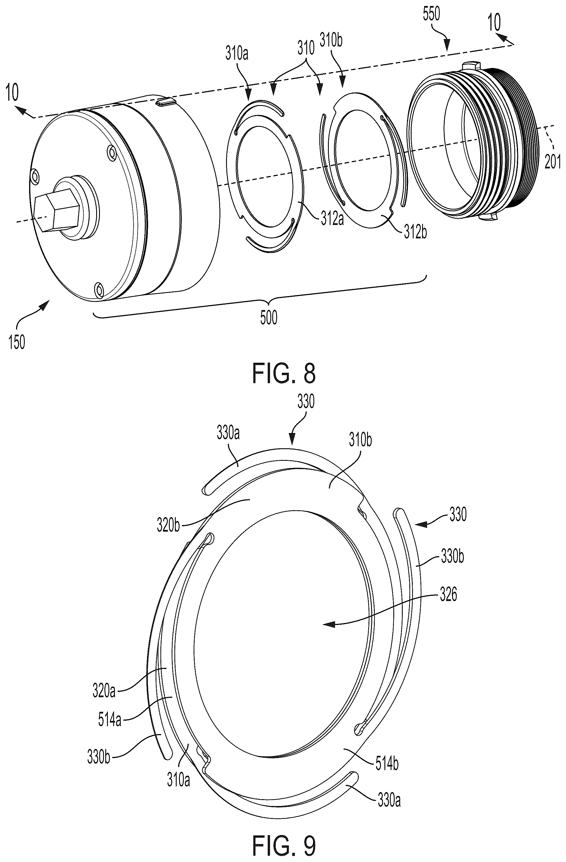 Patent US12345028 Figure 5 – Hydrant nozzle cap spacer