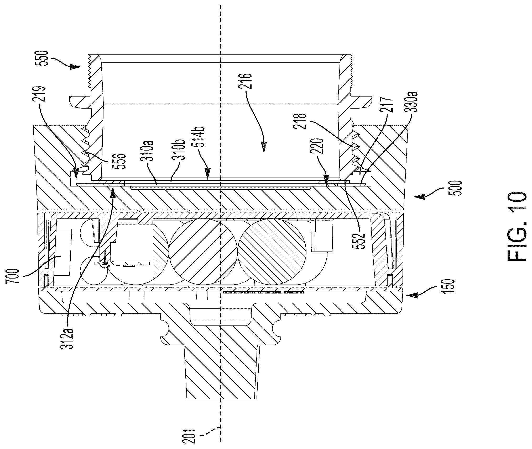 Patent US12345028 Figure 6 – Hydrant nozzle cap spacer