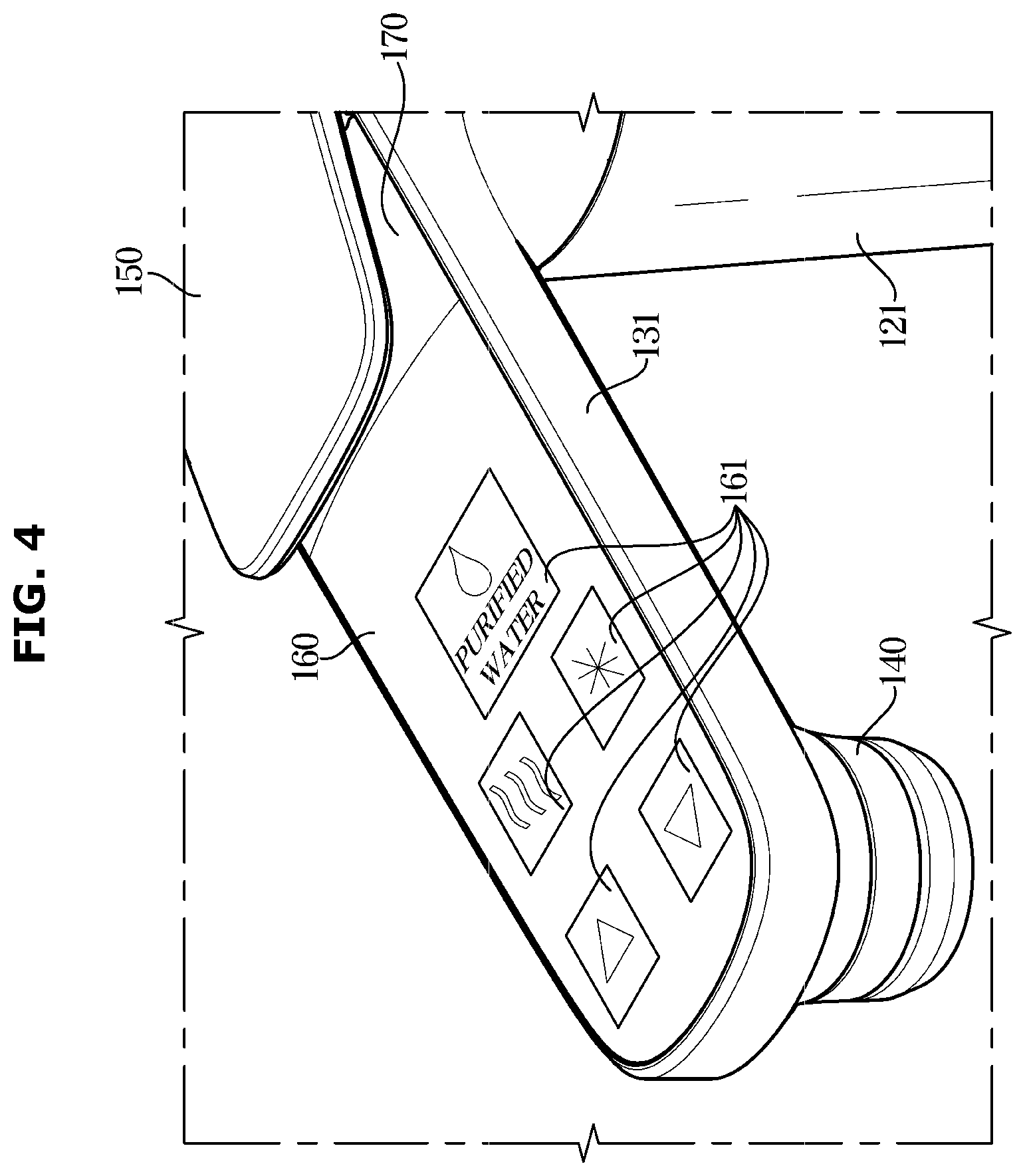 Patent US12345030 Figure 4 – Water discharge unit and water purifier including same