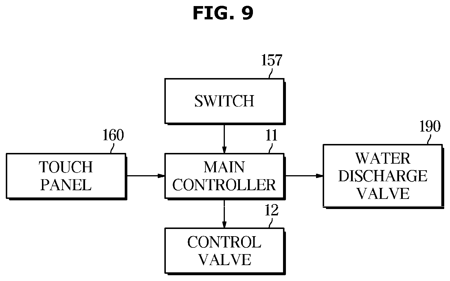 Patent US12345030 Figure 9 – Water discharge unit and water purifier including same
