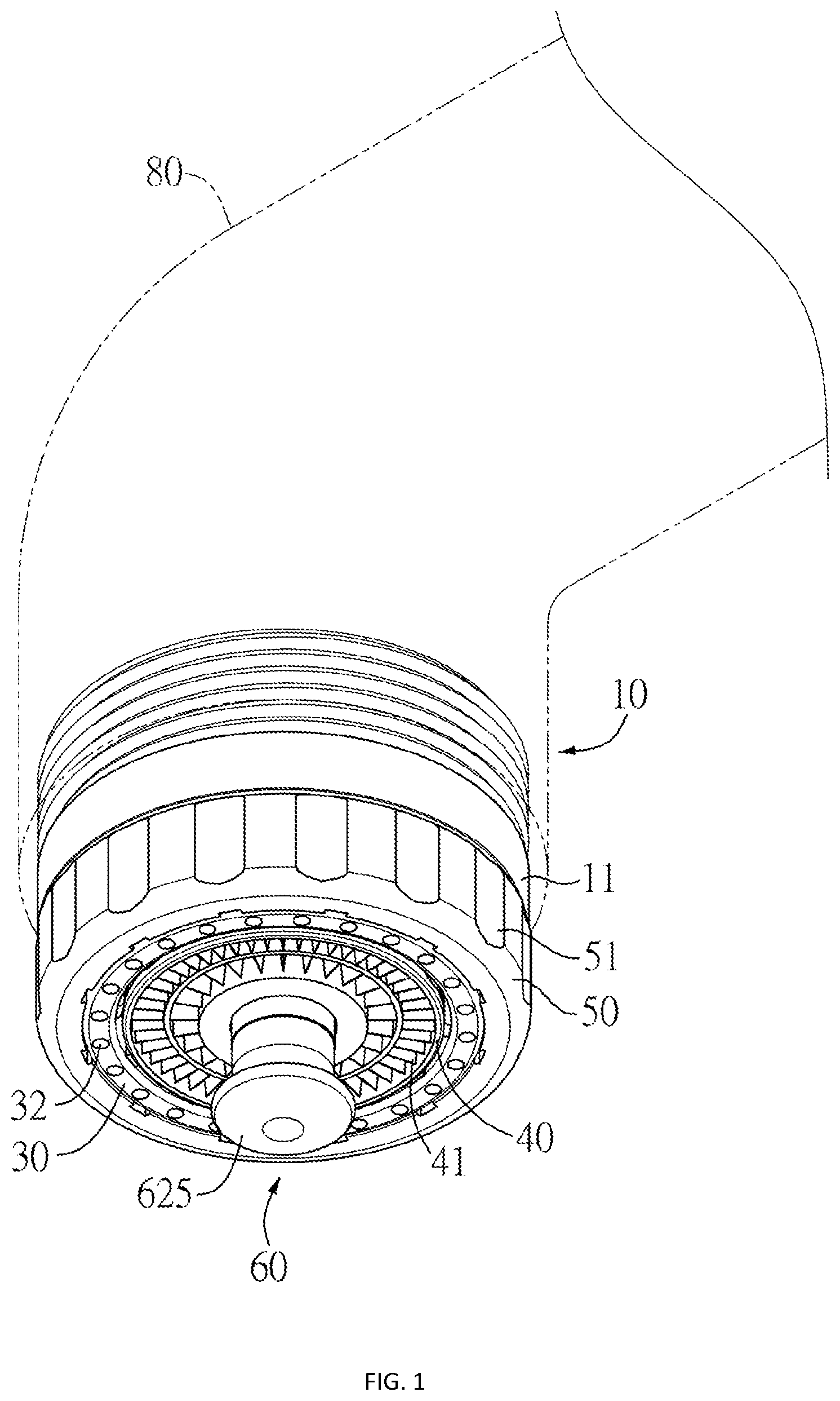 Patent US12345031 Figure 1 – Switching-type water saving valve