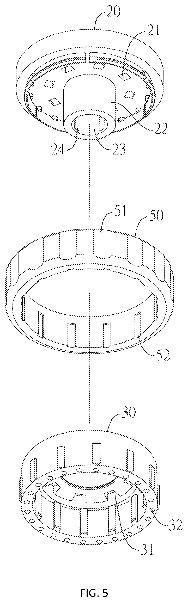 Patent US12345031 Figure 5 – Switching-type water saving valve