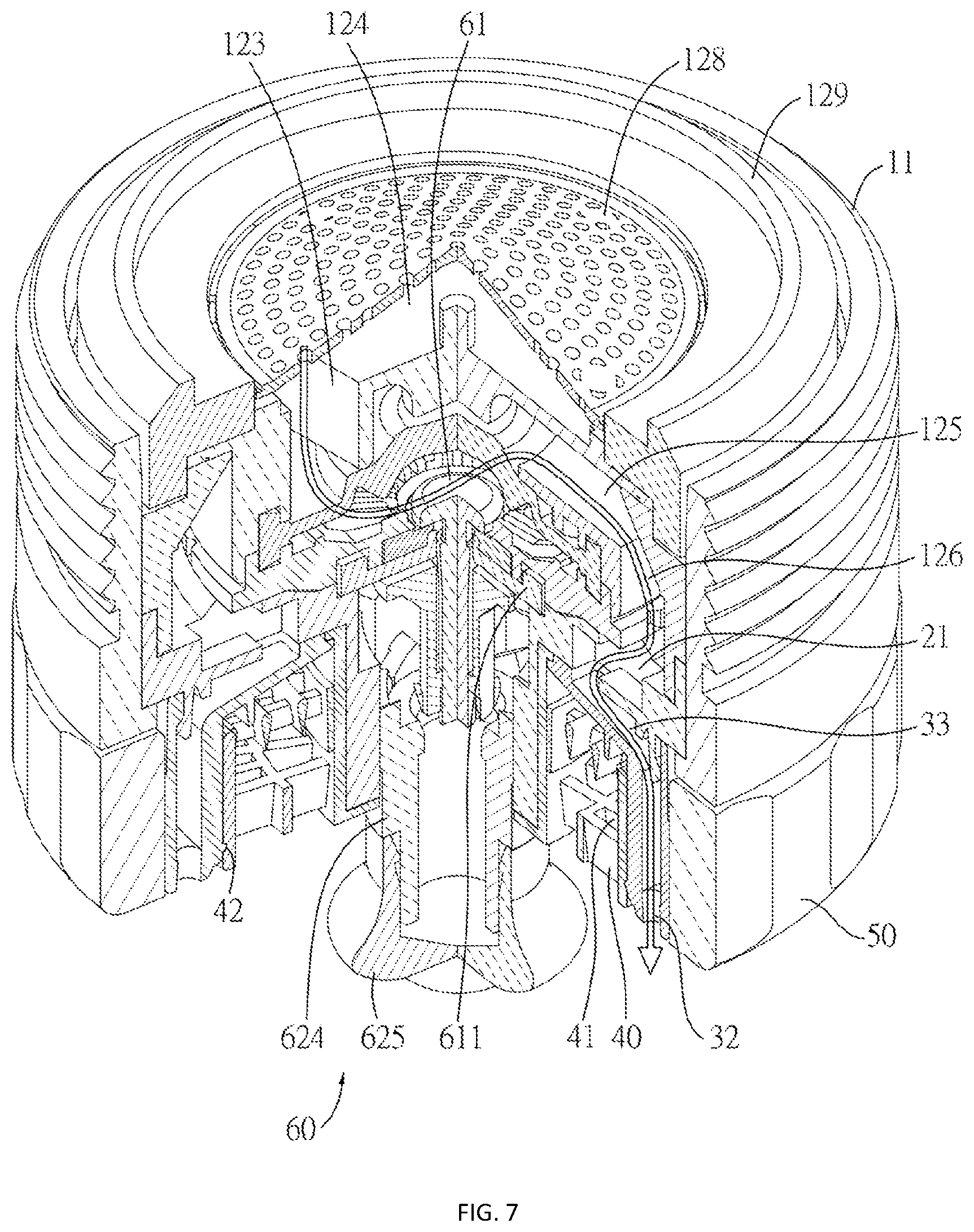 Patent US12345031 Figure 7 – Switching-type water saving valve