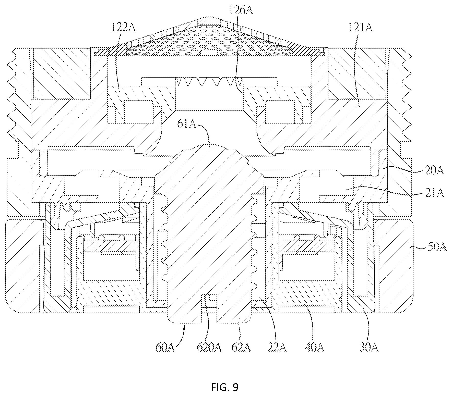 Patent US12345031 Figure 9 – Switching-type water saving valve