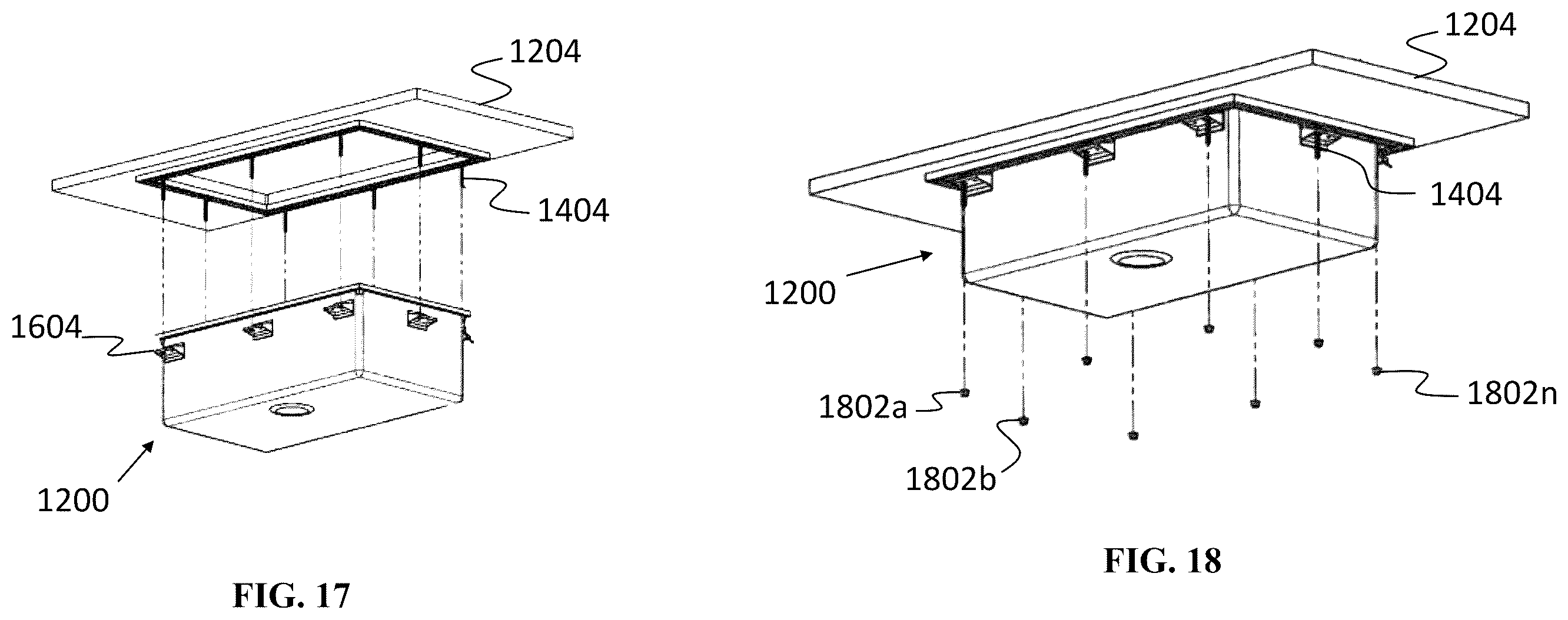Patent US12345032 Figure 9 – Sink mounting assembly, sink lighting assembly, and methods of installation
