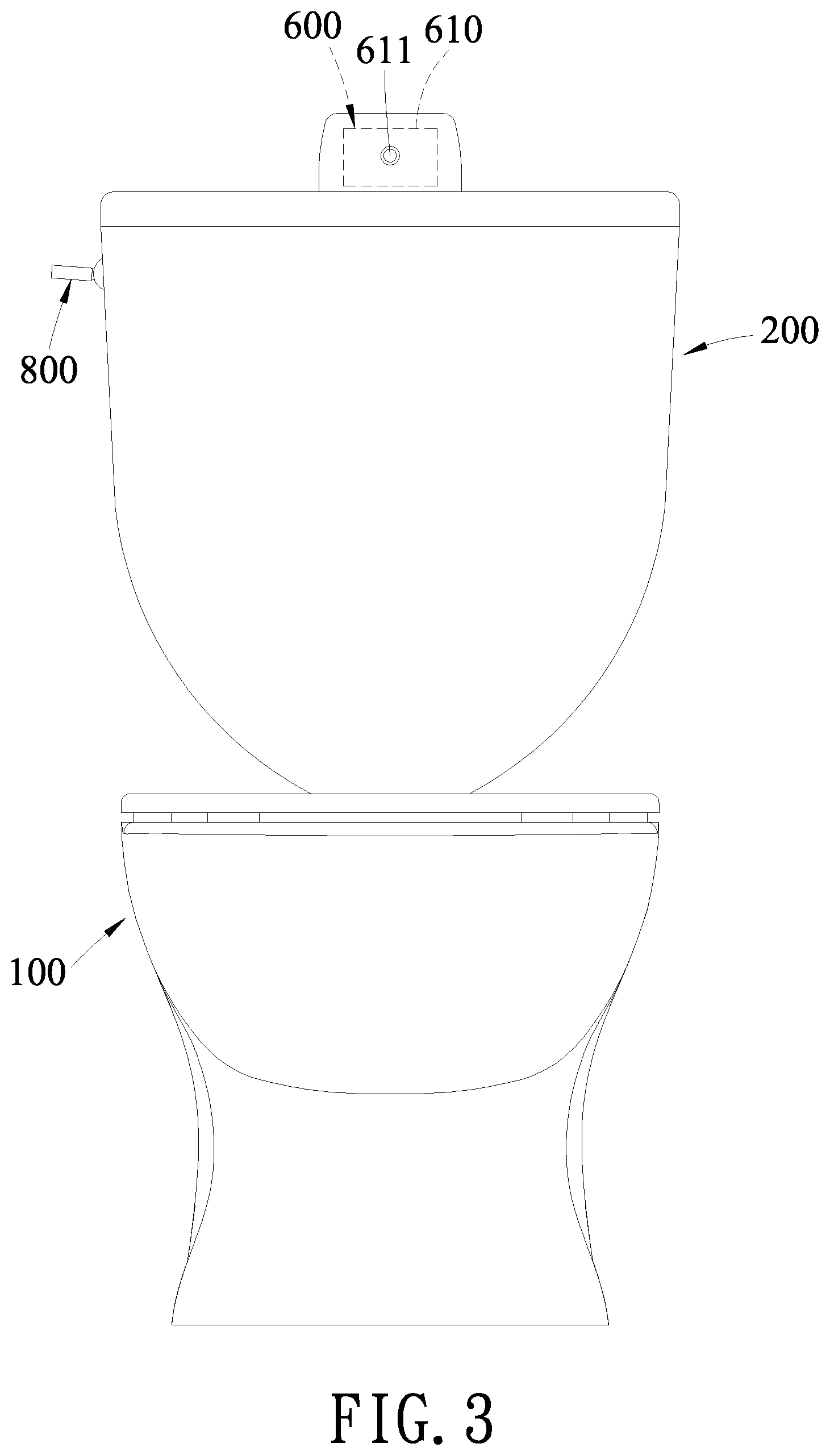 Patent US12345033 Figure 3 – Vortex flush toilet