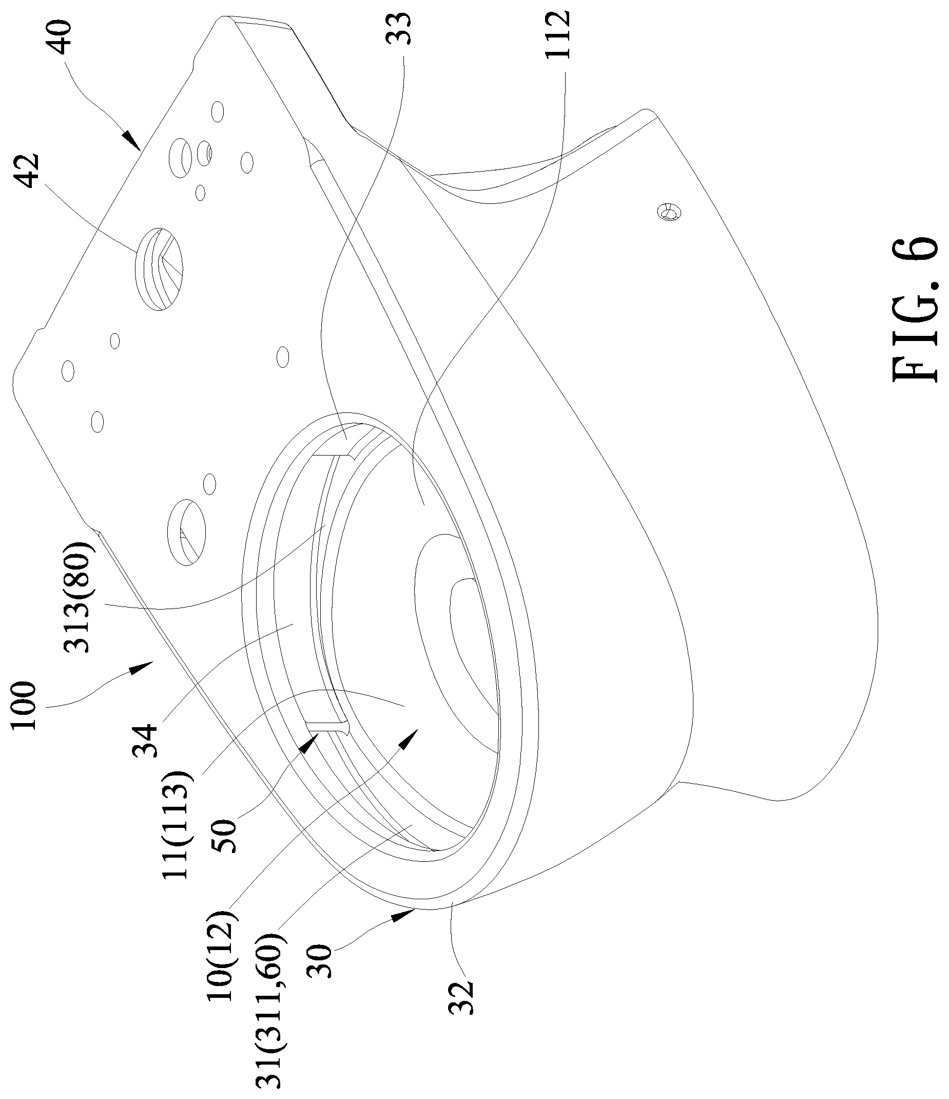 Patent US12345033 Figure 6 – Vortex flush toilet