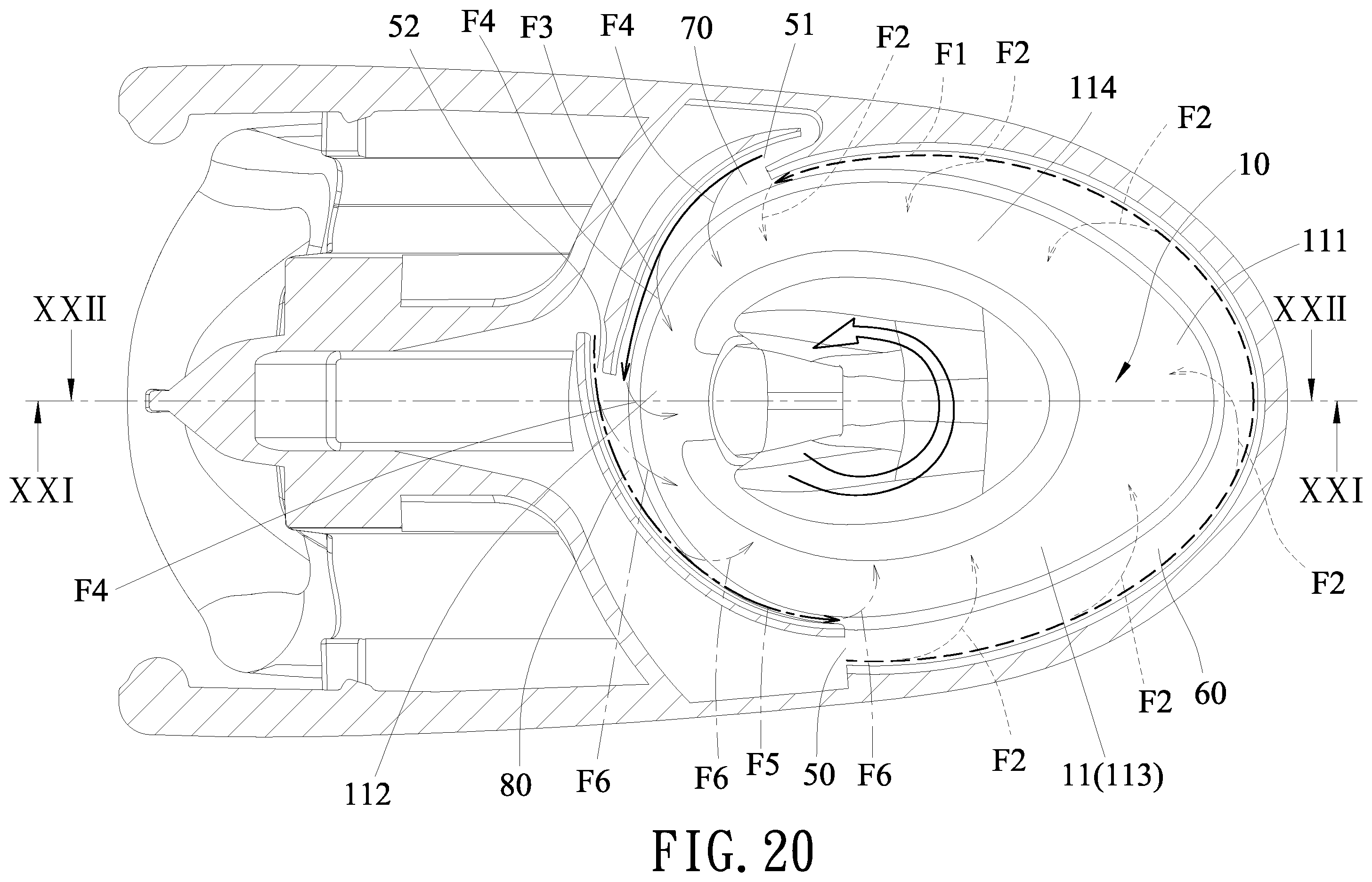 Patent US12345033 Figure 20 – Vortex flush toilet