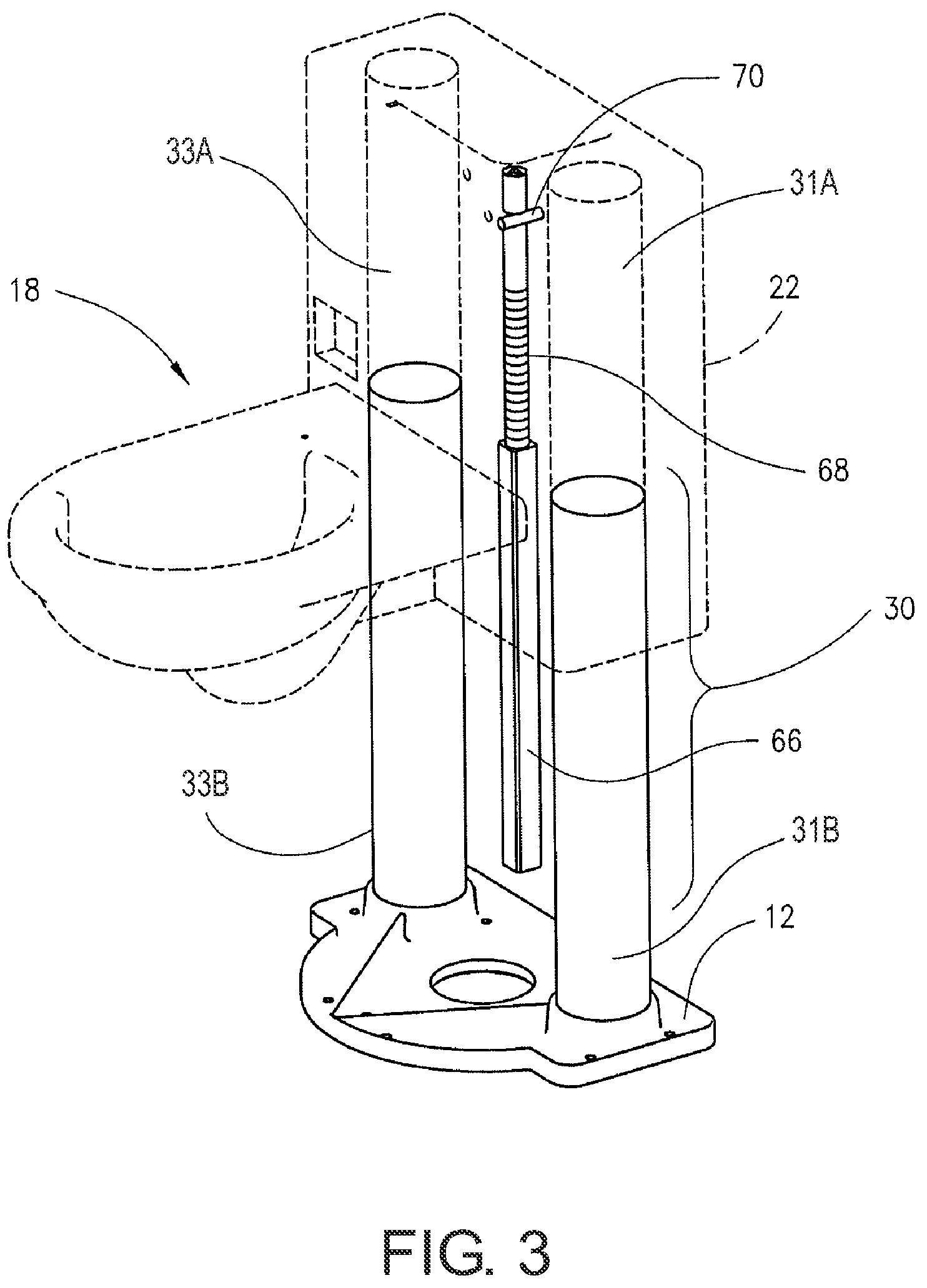 Patent US12345034 Figure 3 – Toilet