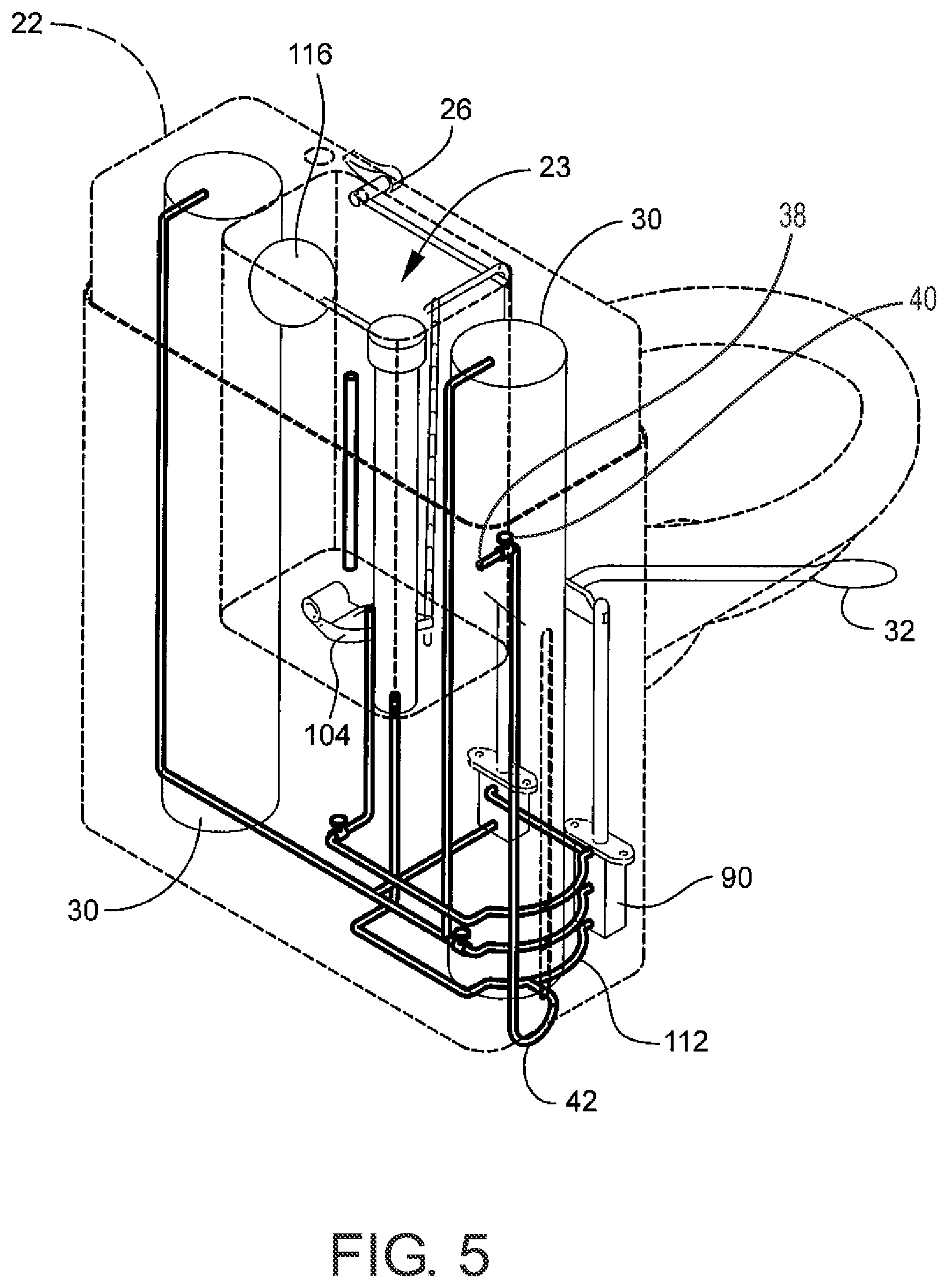 Patent US12345034 Figure 5 – Toilet