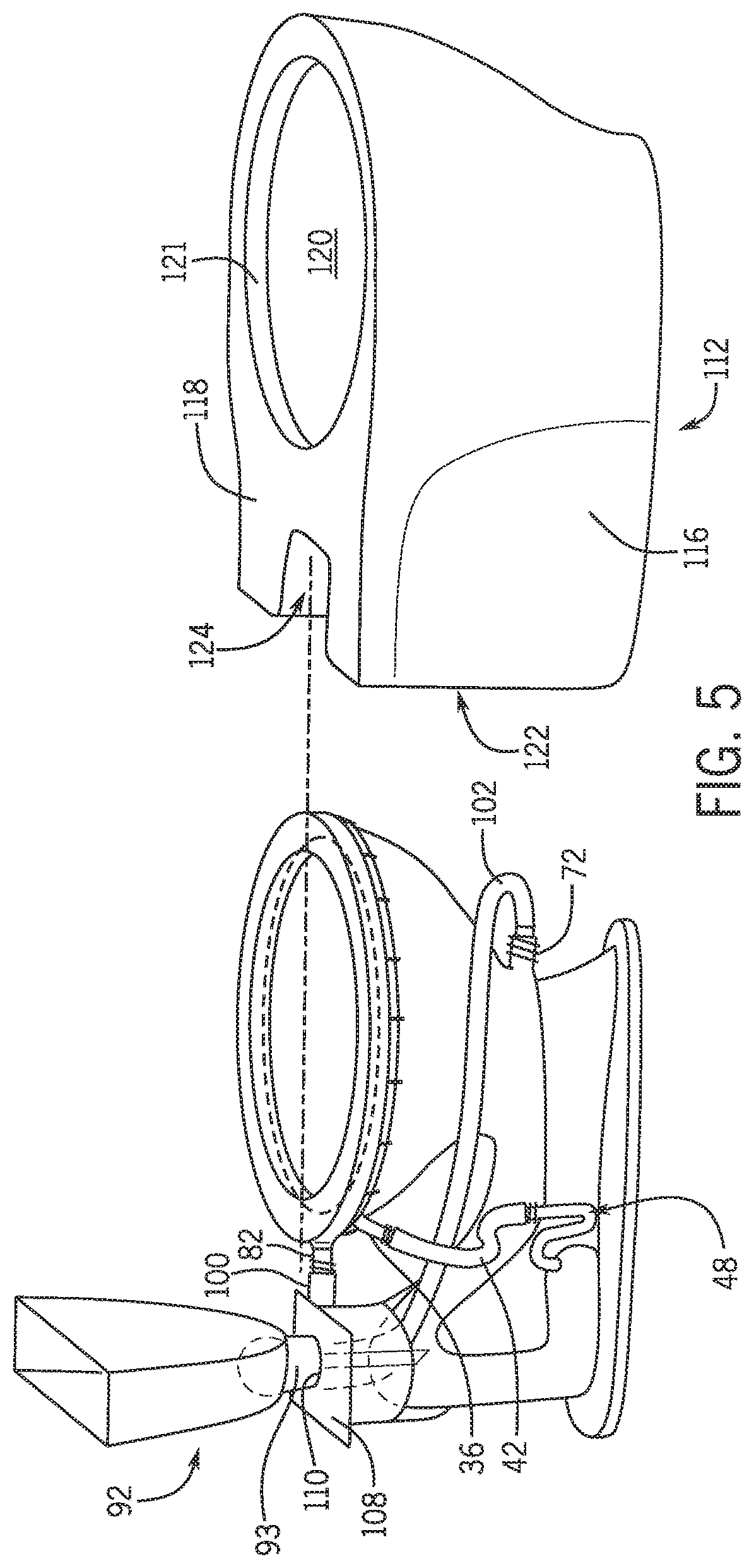 Patent US12345035 Figure 4 – Toilet with non-vitreous flush engine