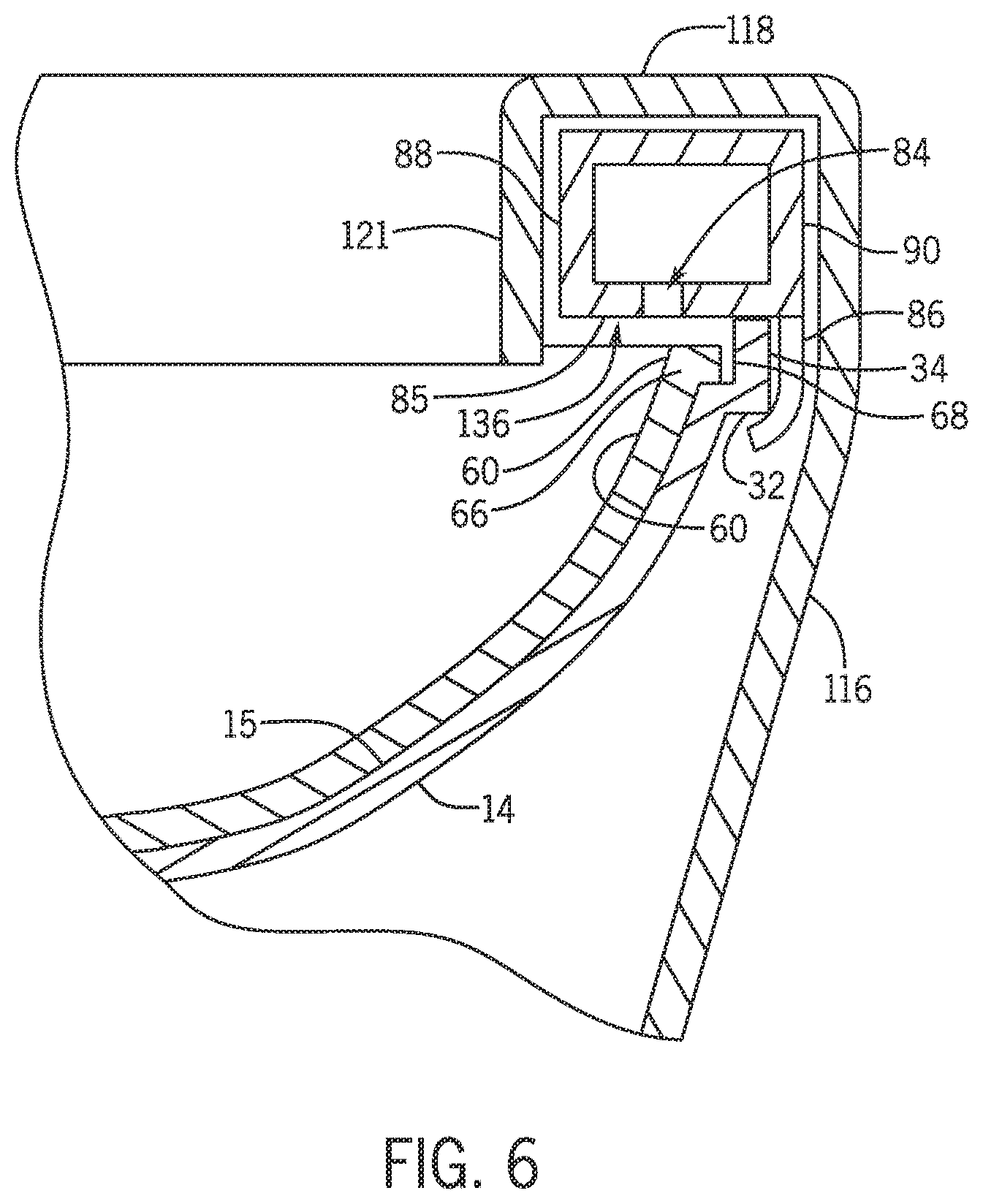 Patent US12345035 Figure 5 – Toilet with non-vitreous flush engine