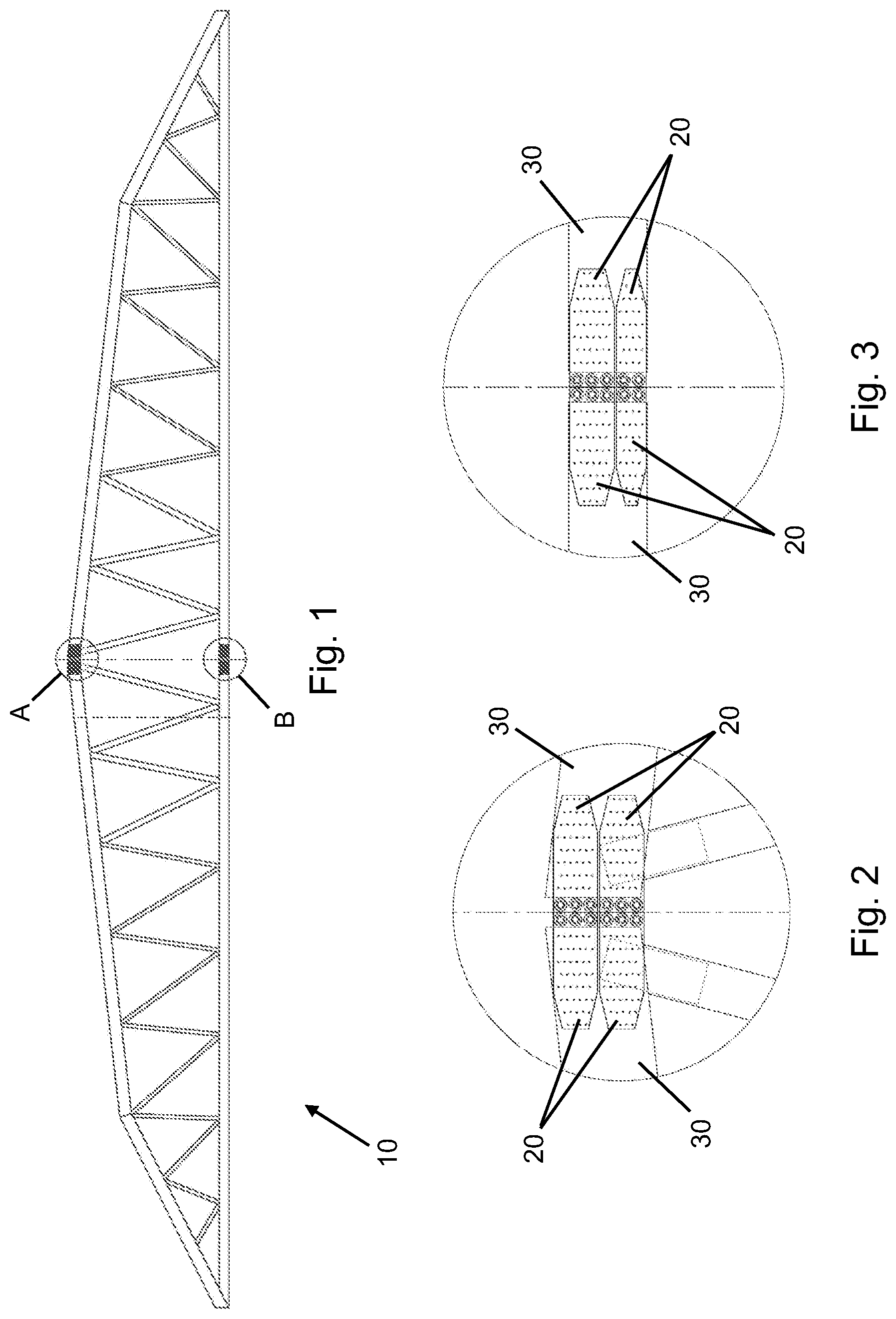 Patent US12345037 Figure 1 – Bolted truss splice
