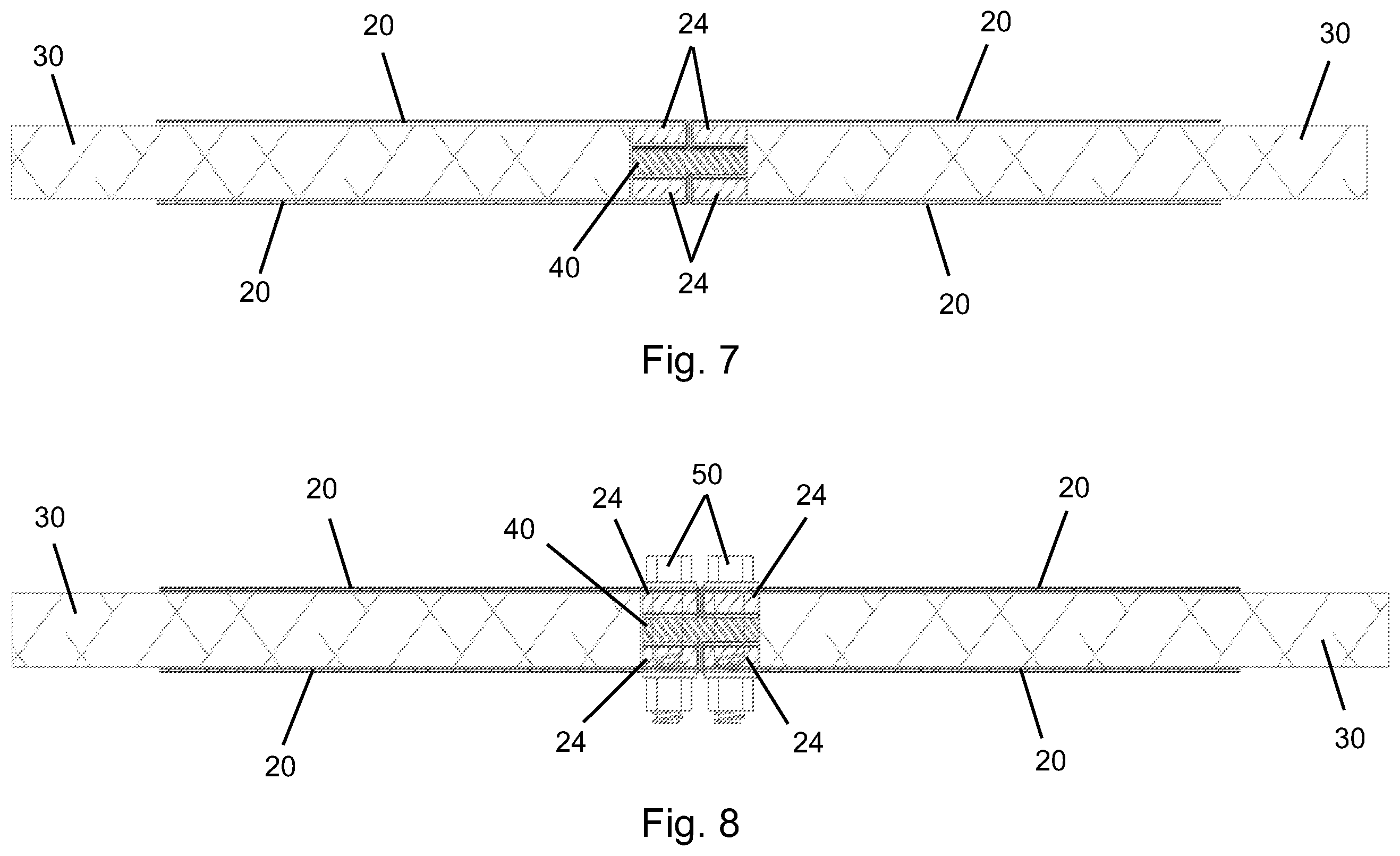 Patent US12345037 Figure 3 – Bolted truss splice