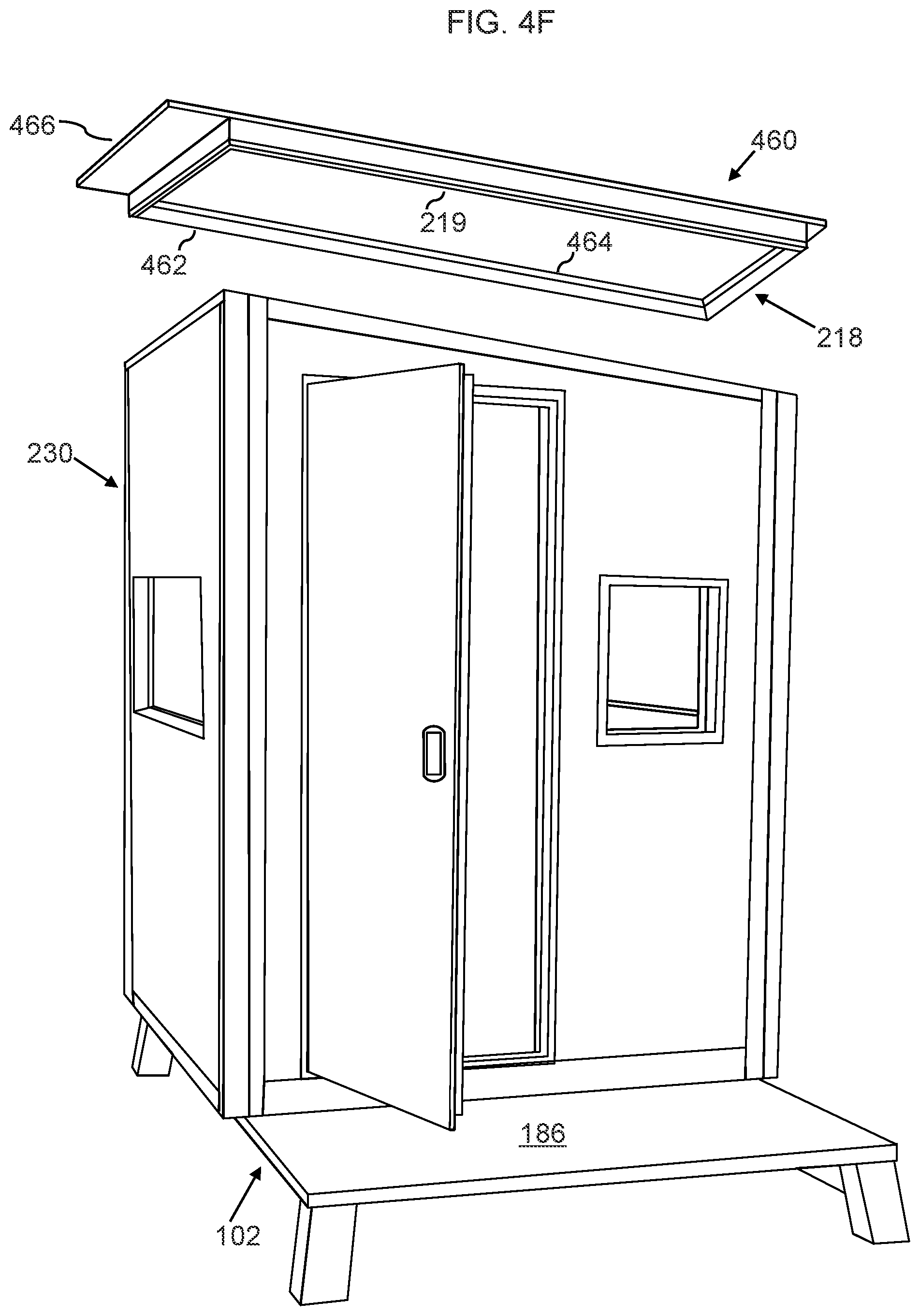 Patent US12345039 Figure 12 – Modular building system