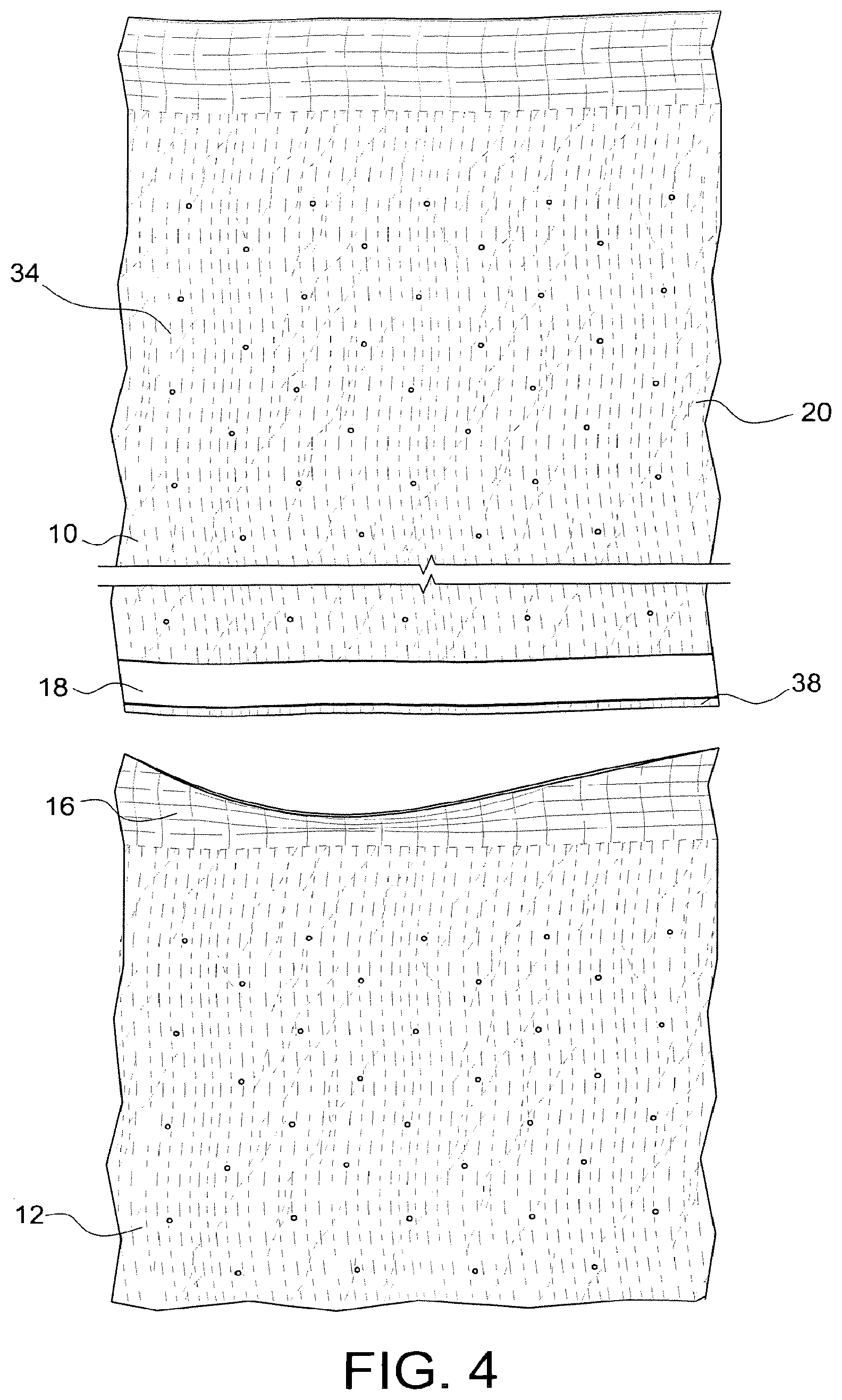 Patent US12345040 Figure 3 – High thermal resistance and permeance insulation material