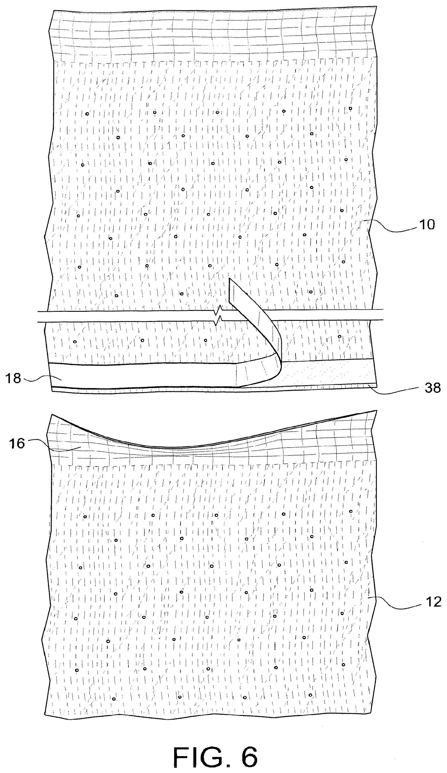 Patent US12345040 Figure 5 – High thermal resistance and permeance insulation material