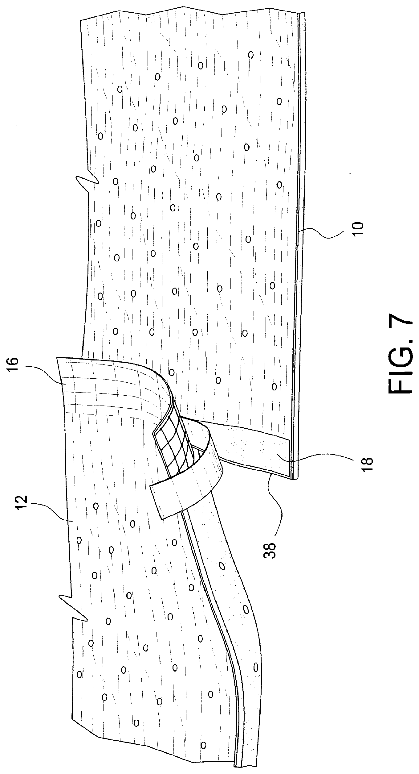 Patent US12345040 Figure 6 – High thermal resistance and permeance insulation material