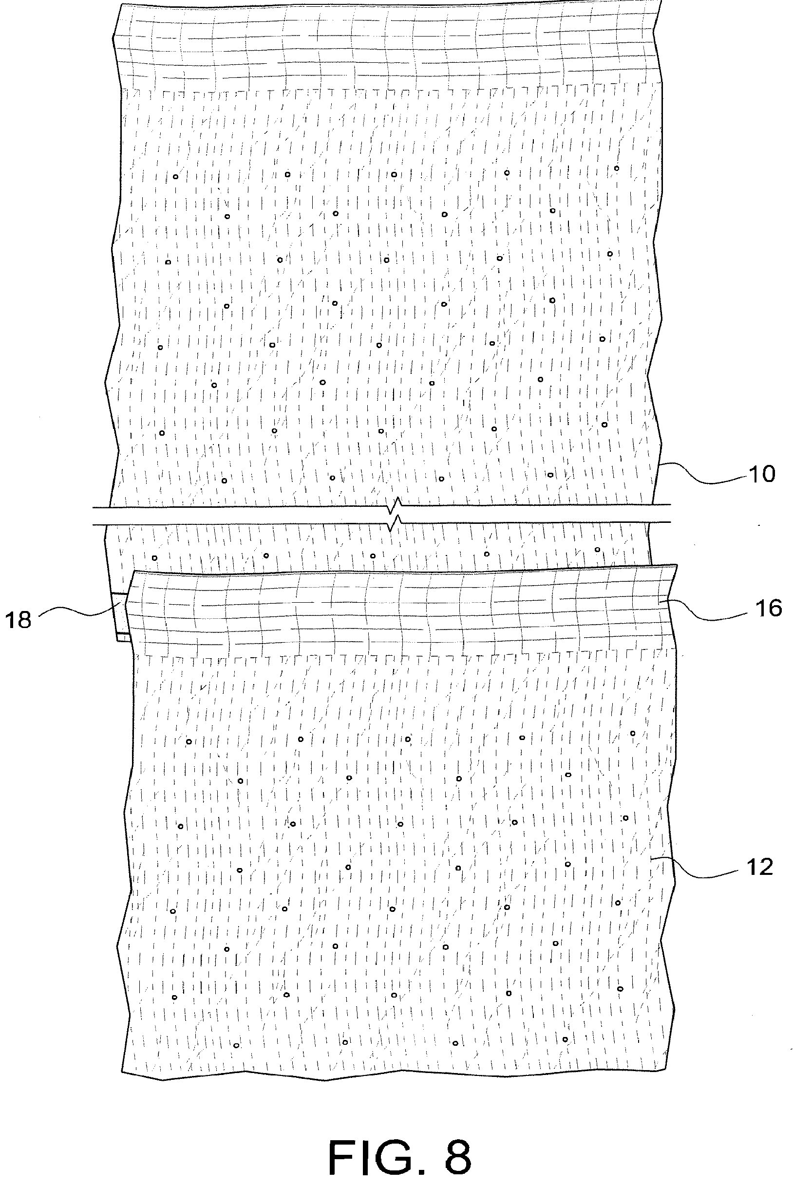 Patent US12345040 Figure 7 – High thermal resistance and permeance insulation material