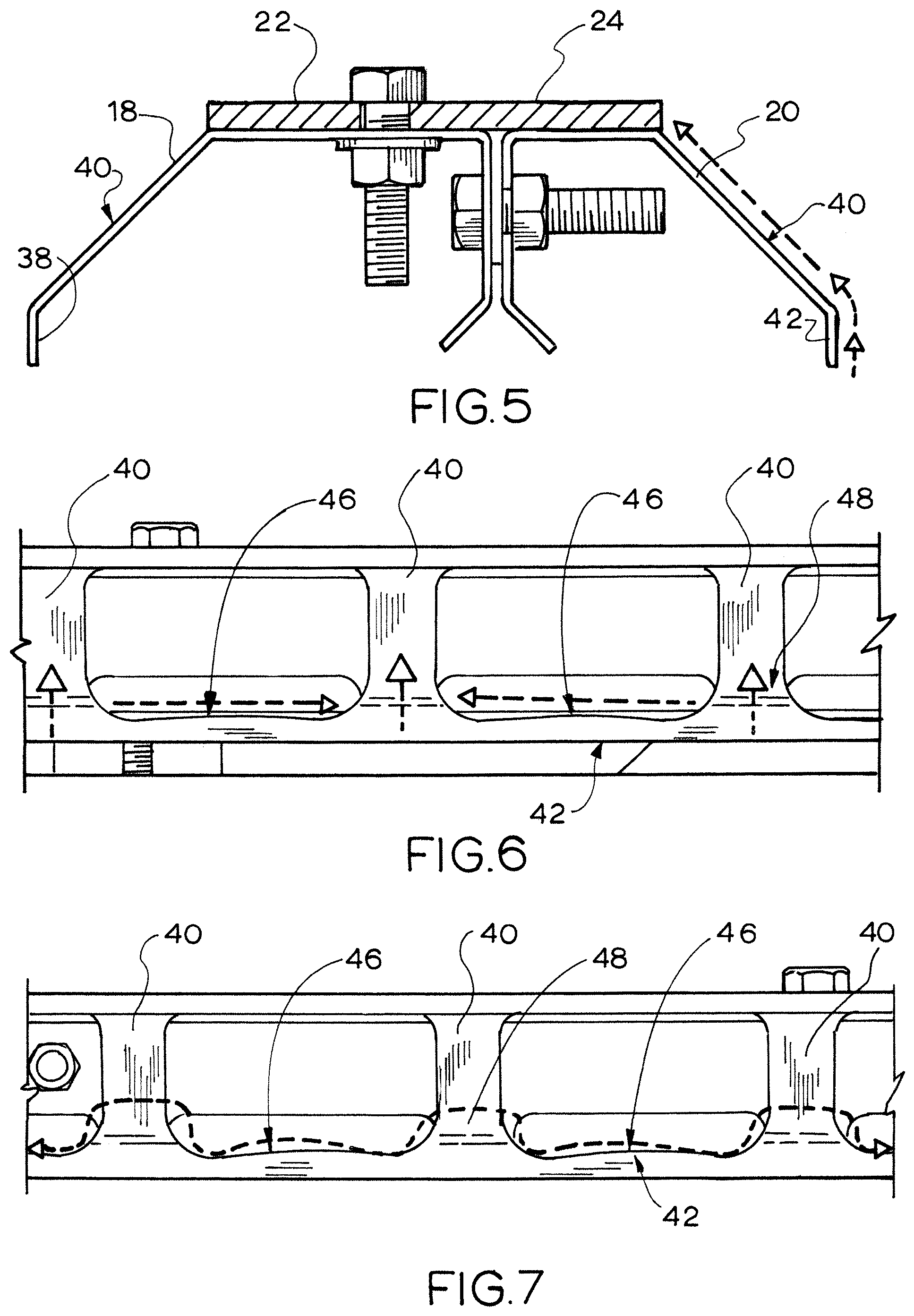 Patent US12345042 Figure 3 – Edge protection system—floating cover plate on intersection