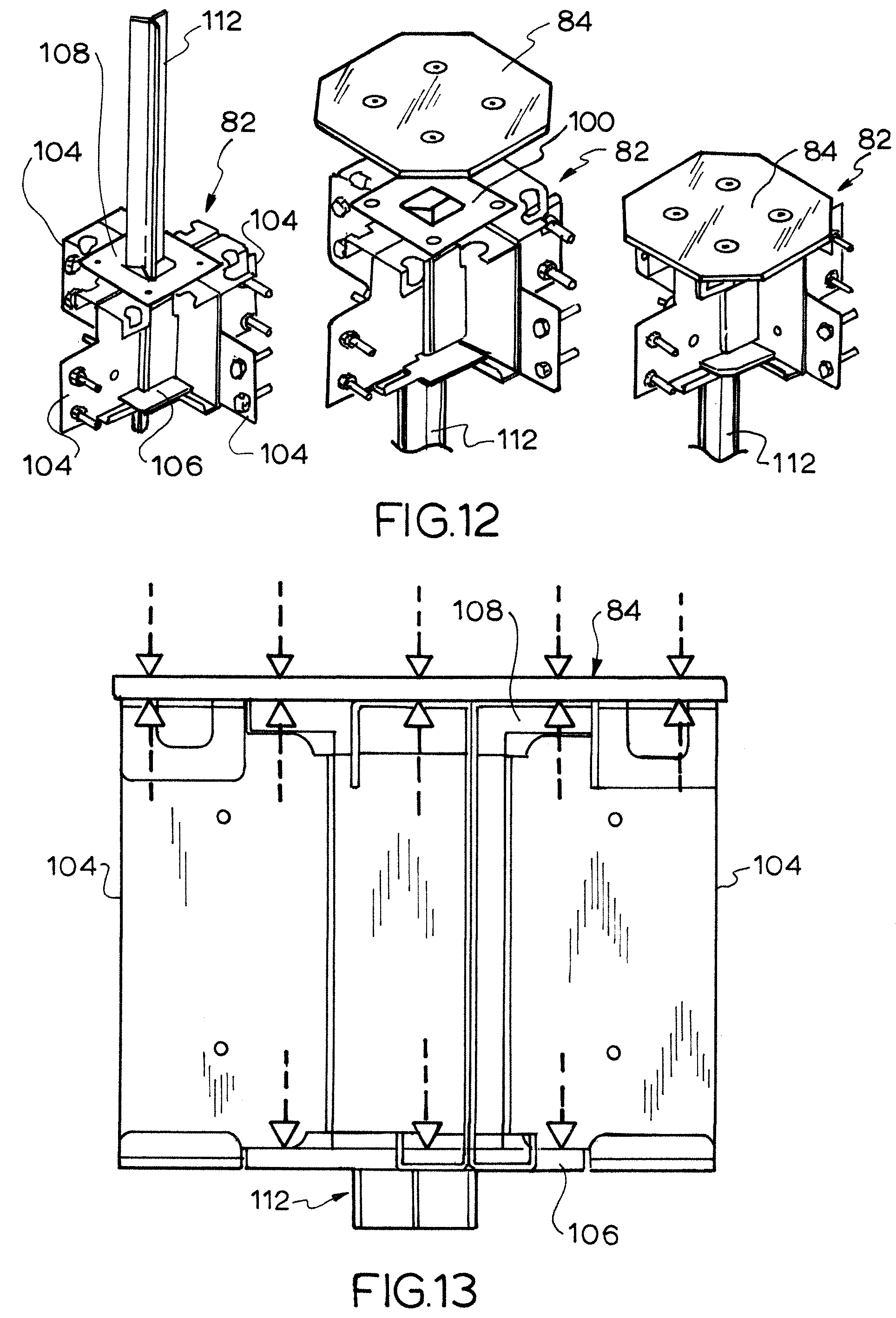 Patent US12345042 Figure 6 – Edge protection system—floating cover plate on intersection
