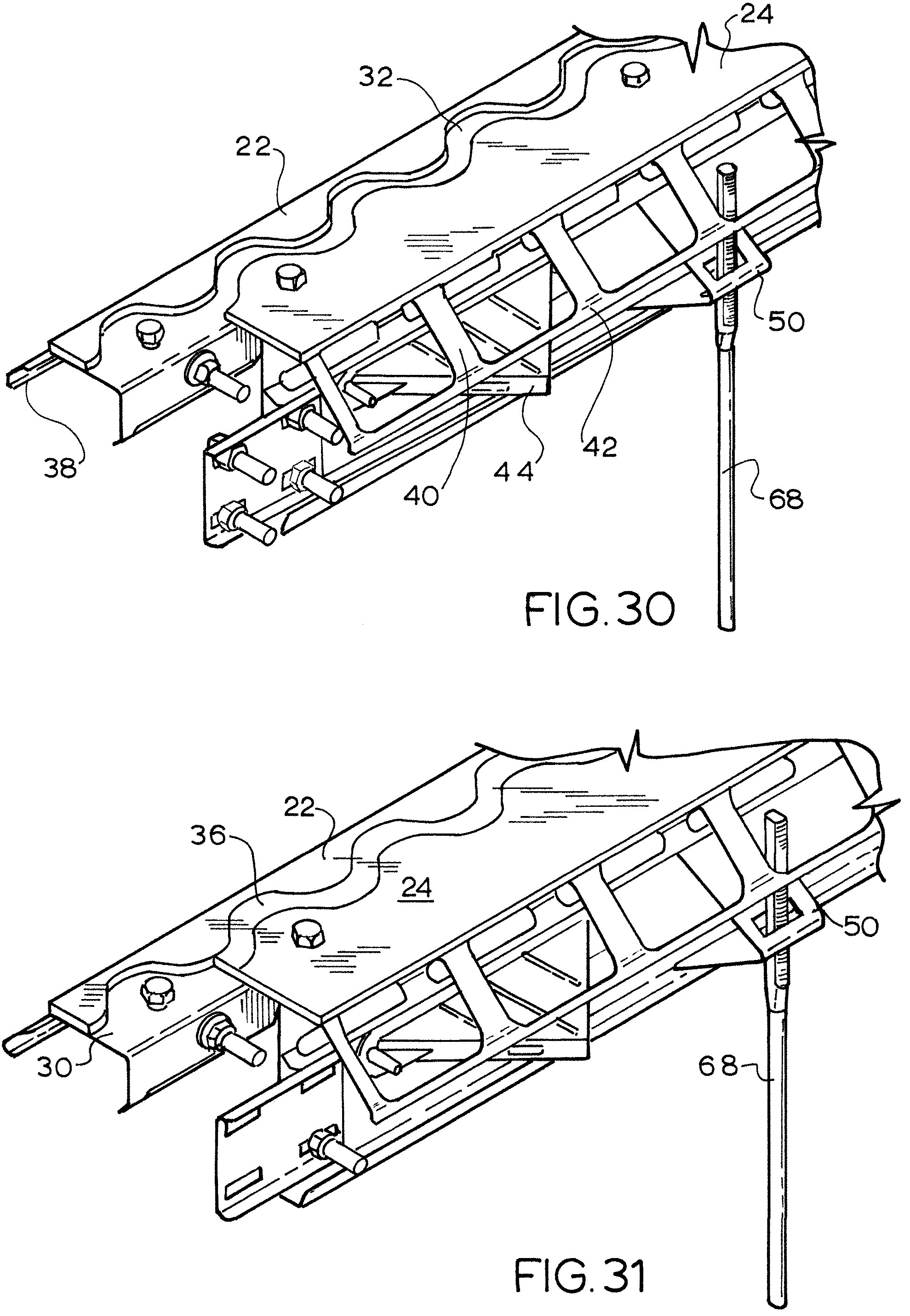 Patent US12345042 Figure 15 – Edge protection system—floating cover plate on intersection