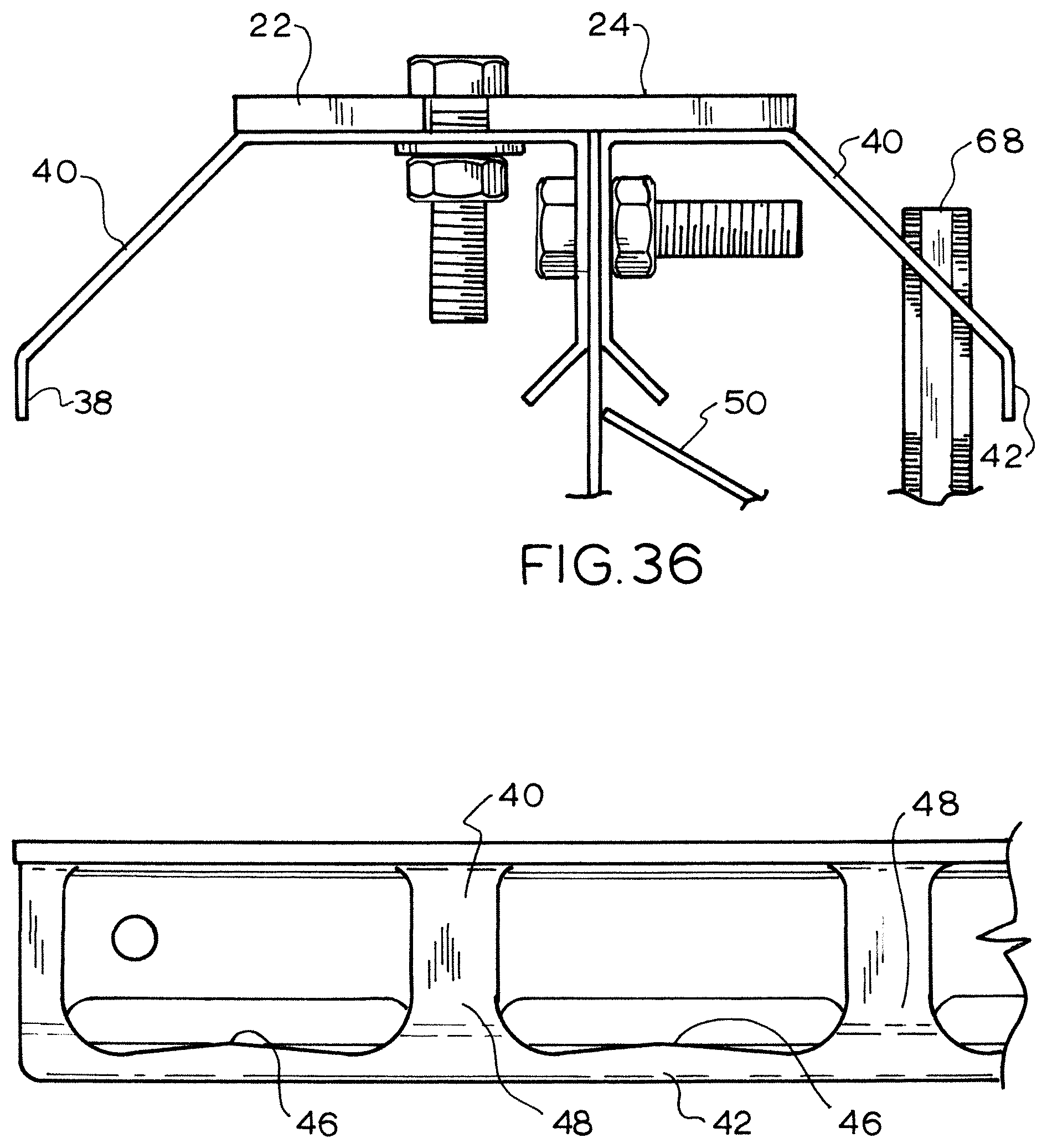 Patent US12345042 Figure 18 – Edge protection system—floating cover plate on intersection