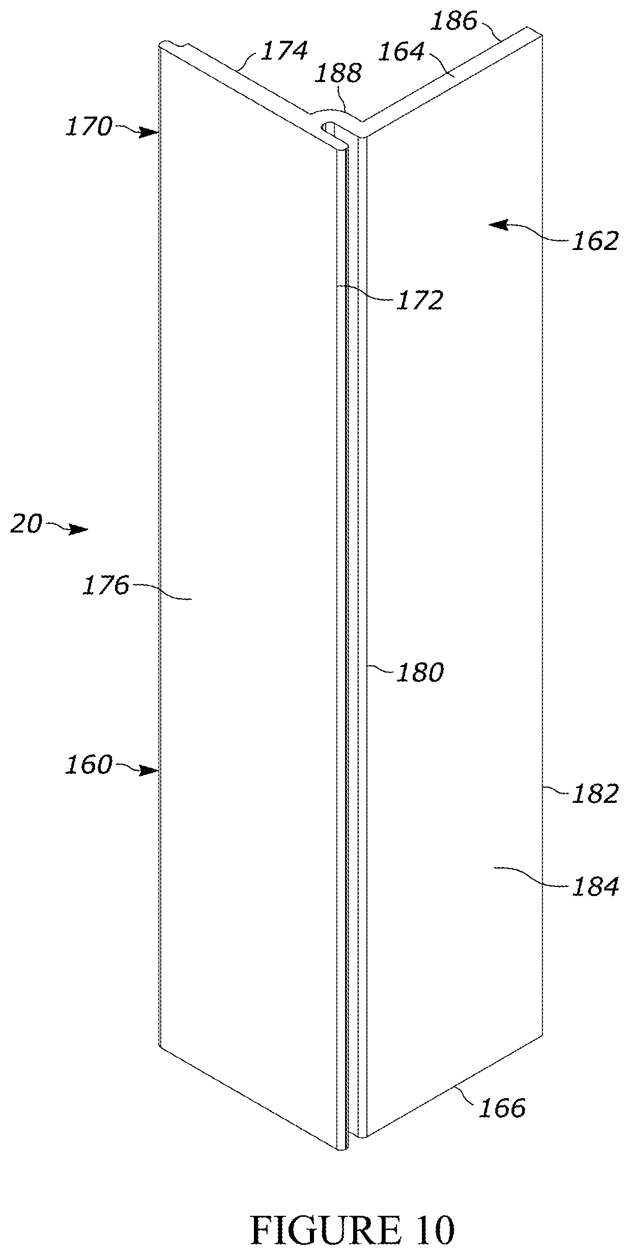 Patent US12345043 Figure 10 – Adjustable support system for a building structure and a wall structure having an adjustable support system