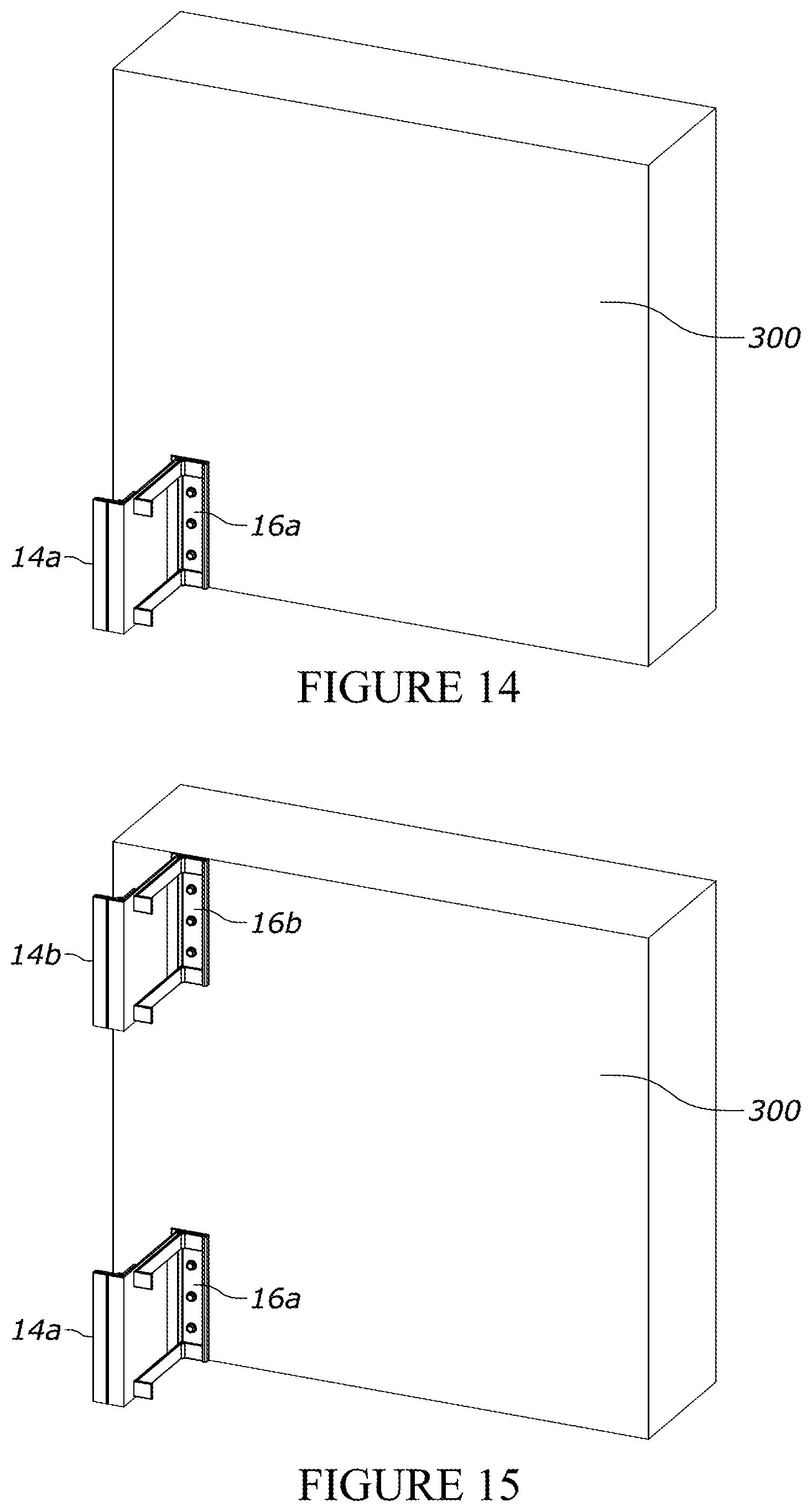 Patent US12345043 Figure 14 – Adjustable support system for a building structure and a wall structure having an adjustable support system