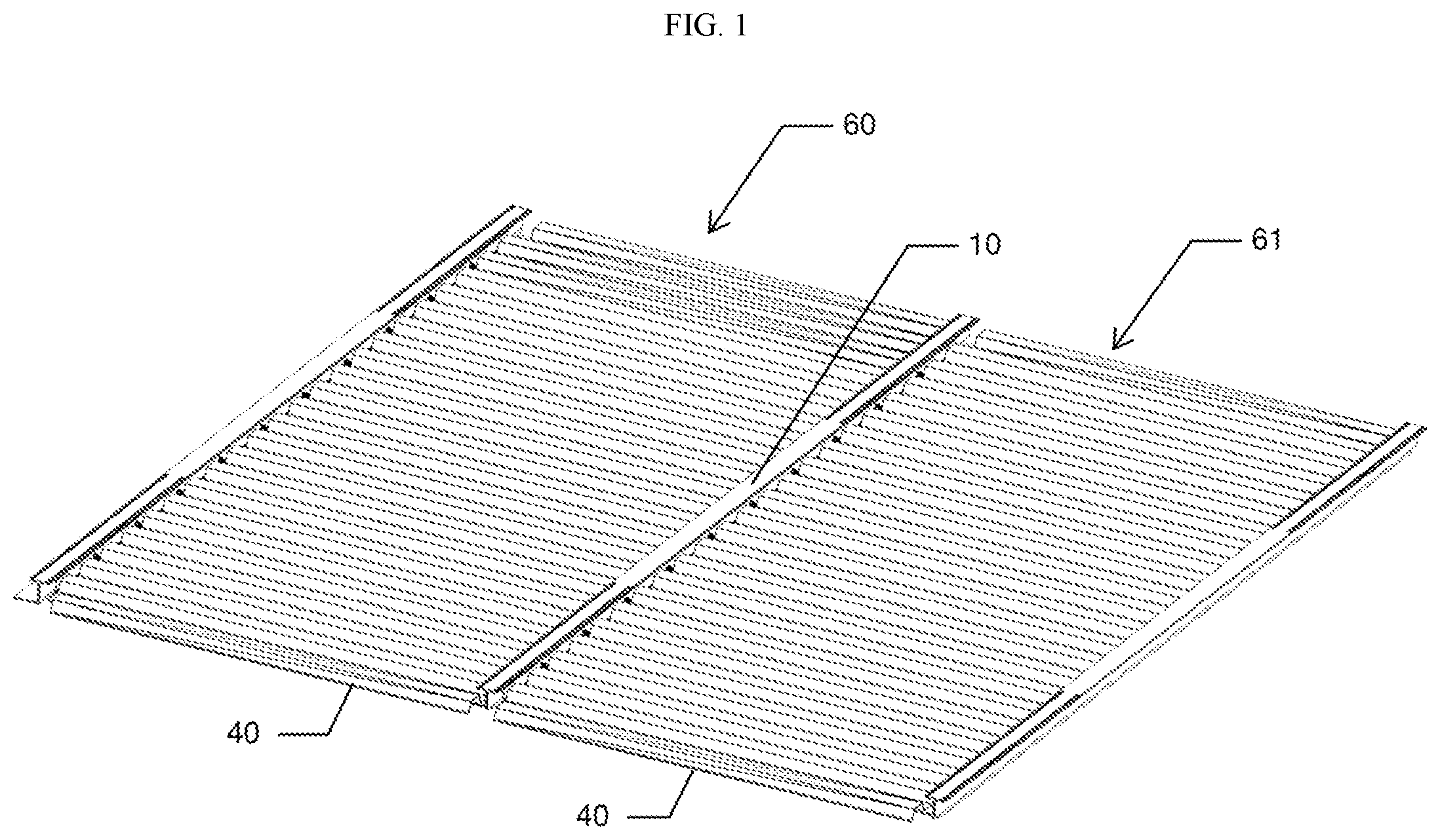 Patent US12345045 Figure 1 – Panelized serrated beam assembly
