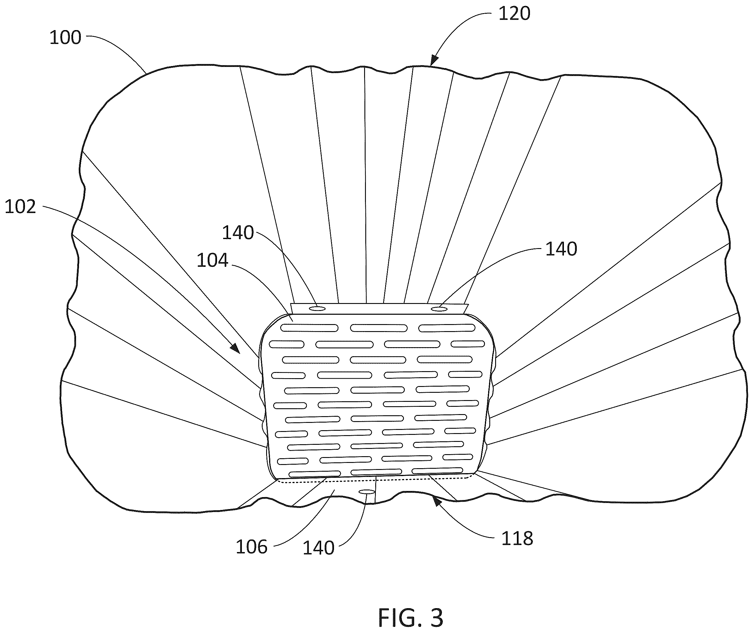 Patent US12345049 Figure 3 – Downspout with debris trap