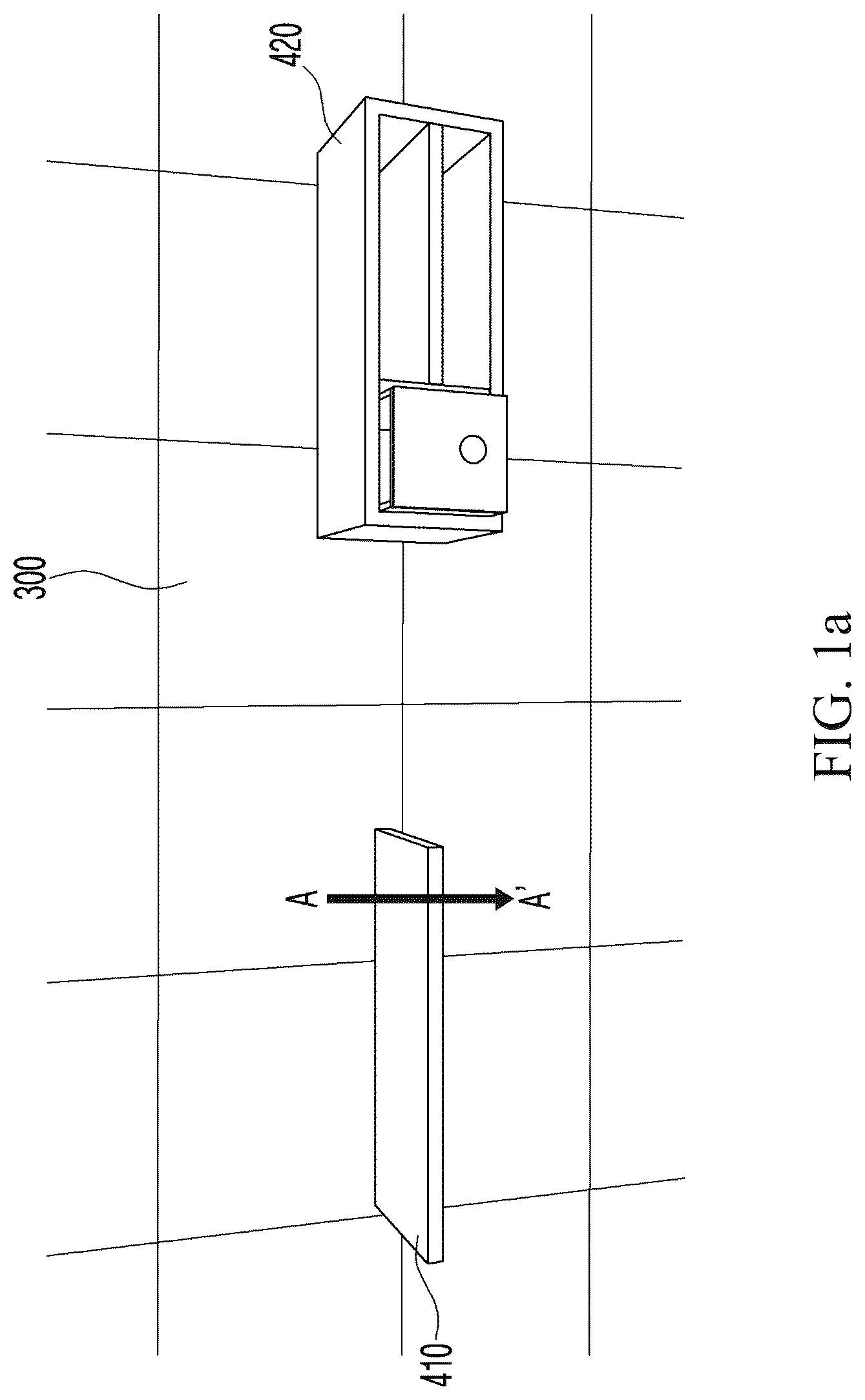 Patent US12345050 Figure 1 – System wall for building interior
