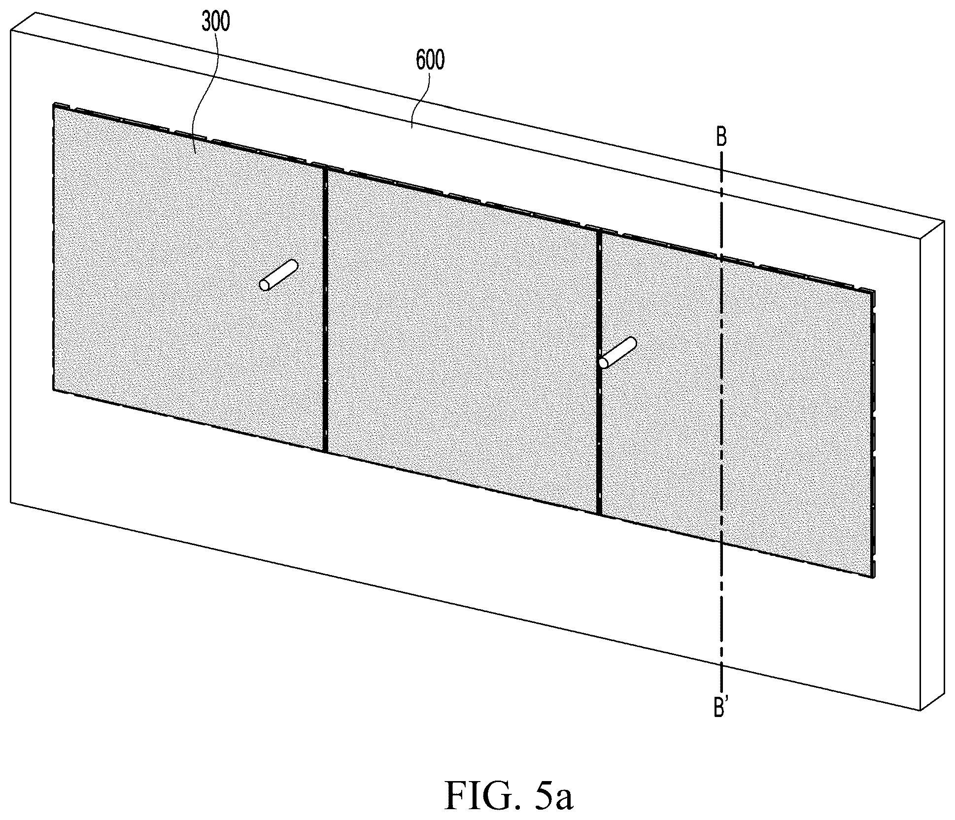 Patent US12345050 Figure 11 – System wall for building interior