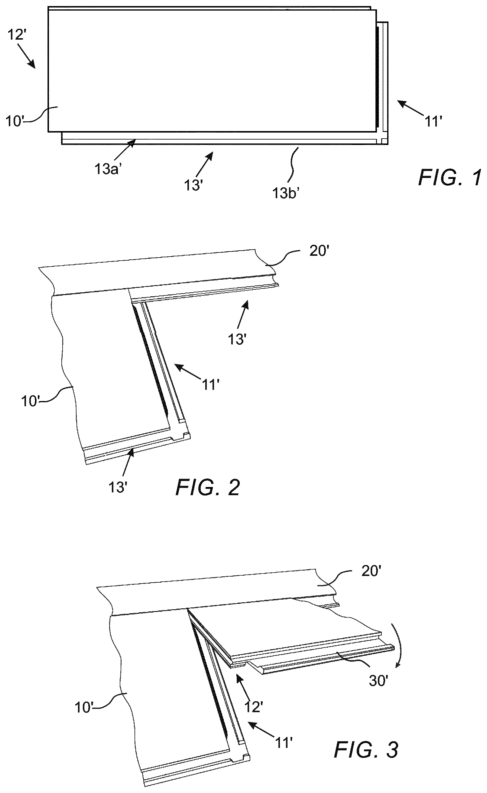 Patent US12345053 — Building panel — Figure 1