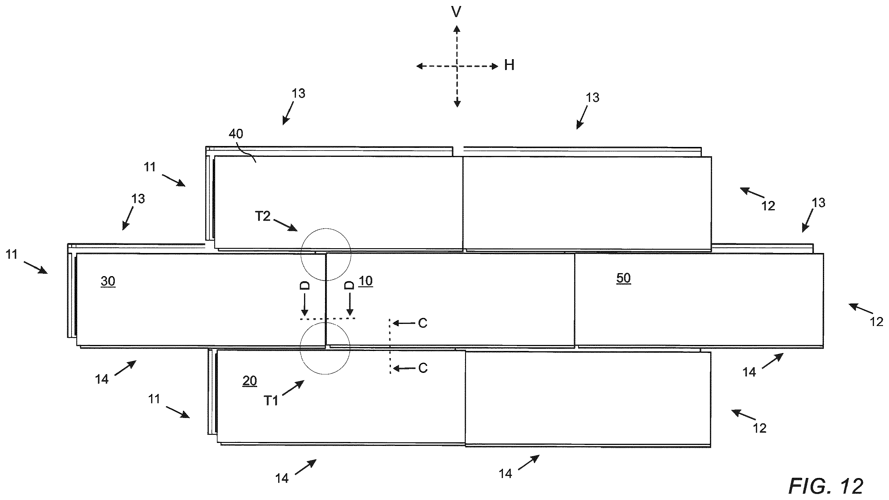 Patent US12345053 Figure 7 – Building panel