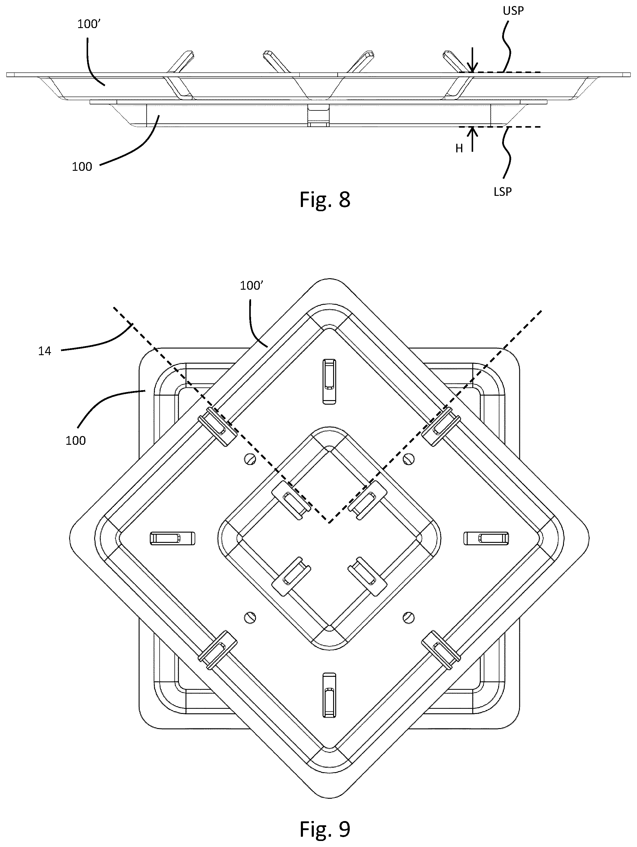 Patent US12345054 Figure 5 – Floor support system