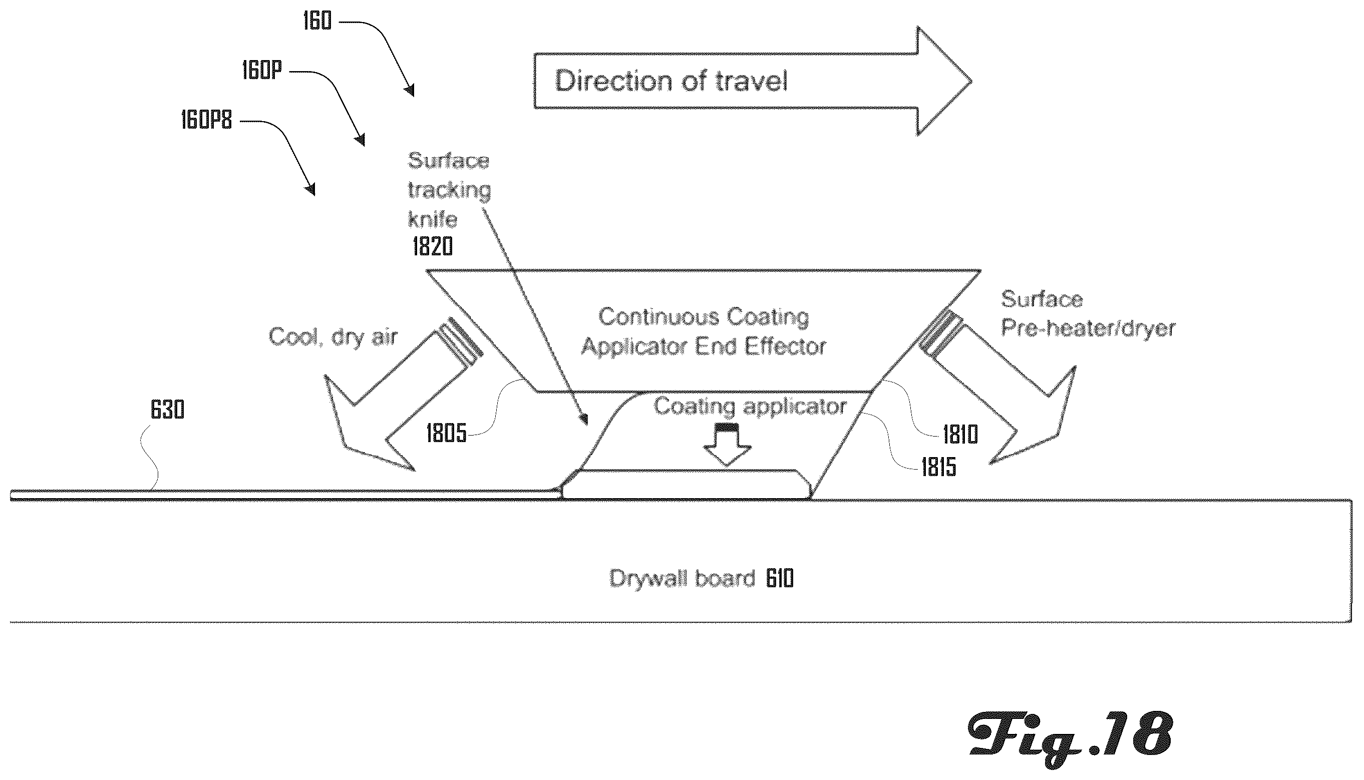 Patent US12345057 Figure 18 – Automated drywall painting system and method