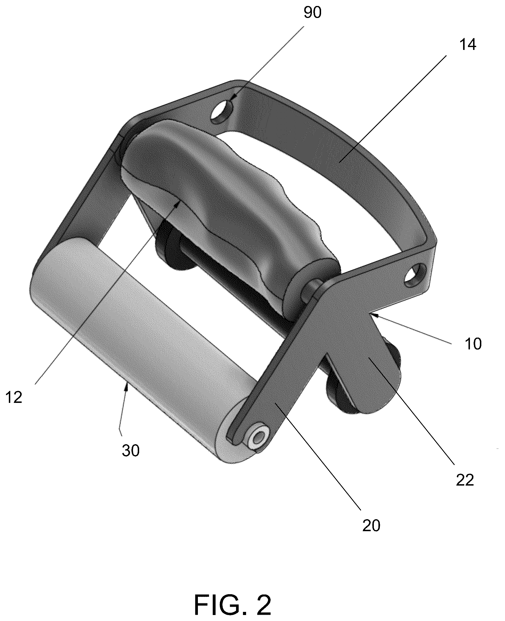 Patent US12345058 Figure 2 – Dual roller applicator for seam tape