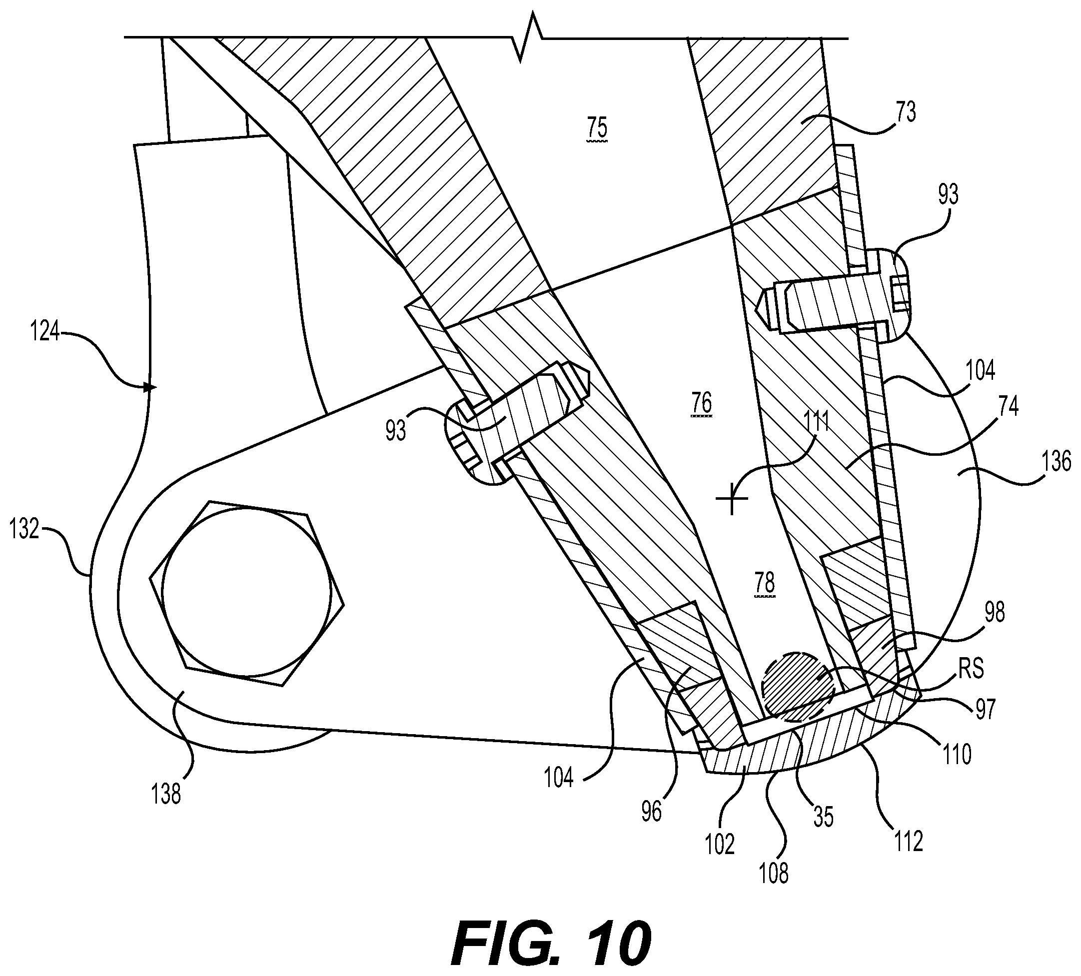 Patent US12345059 Figure 10 – Mortar applicator and mortar application system having same